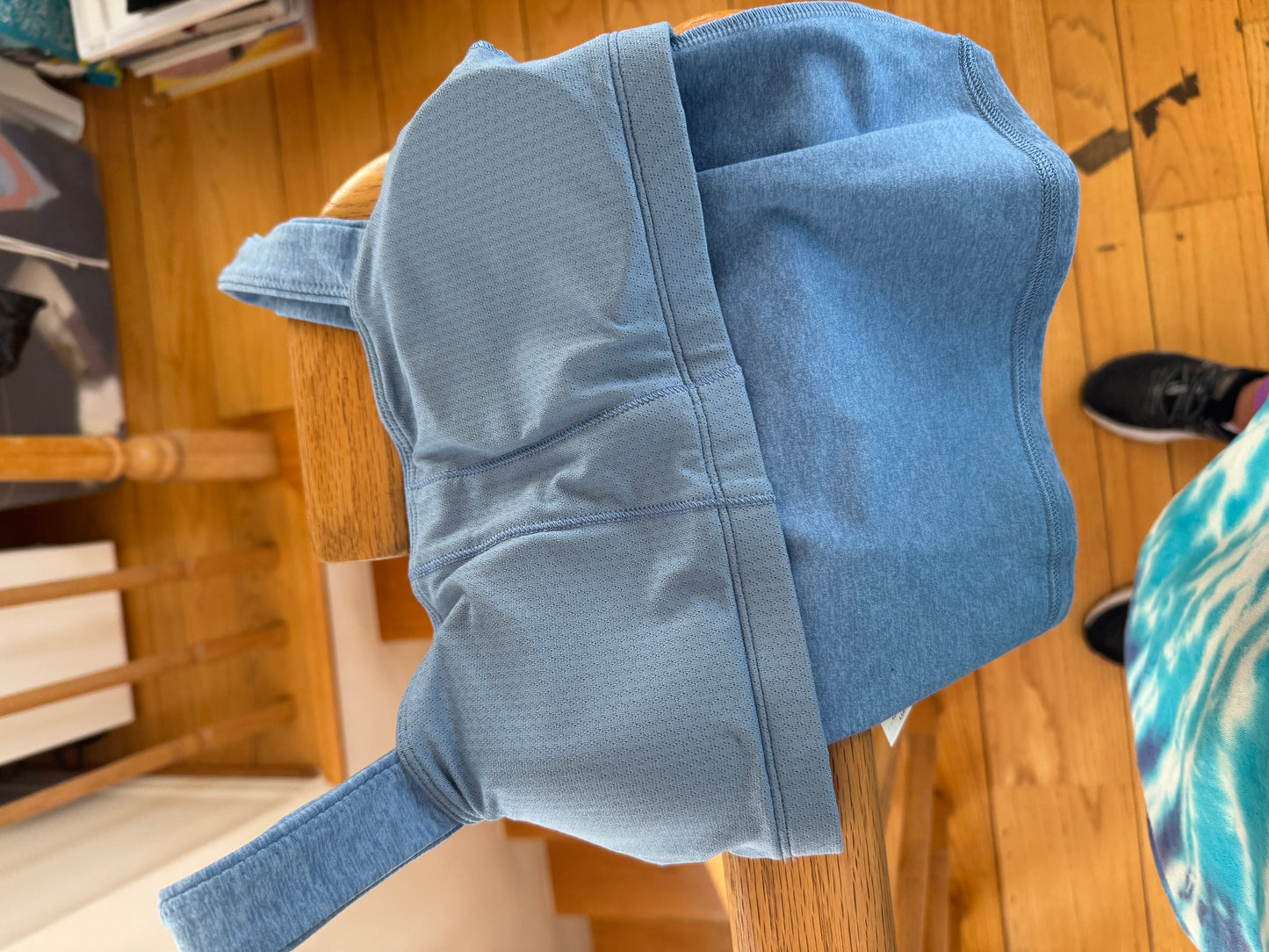 Vuori Elevation Square Neck Tank in Isle Blue Heather - Women’s