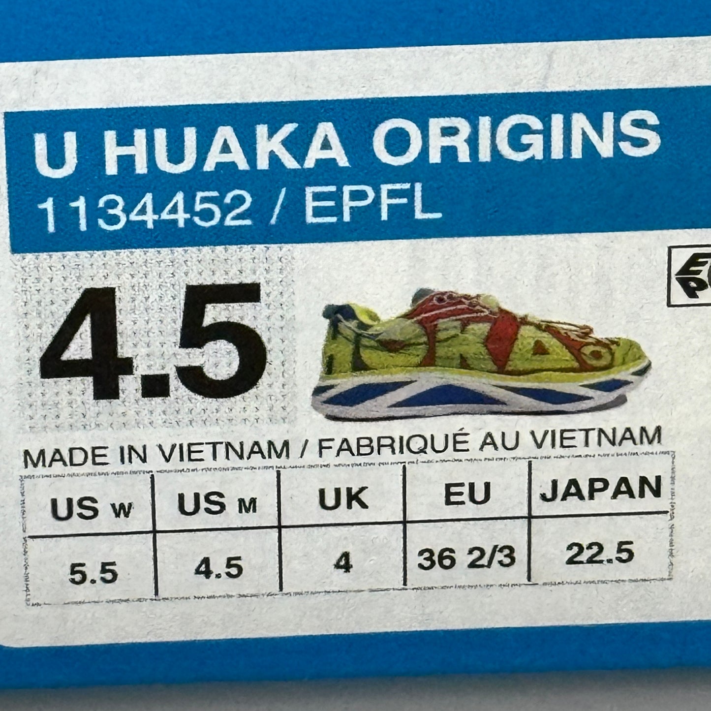 Hoka Huaka Origins Unisex Shoes Running Sneakers Multicolored Quick Lace