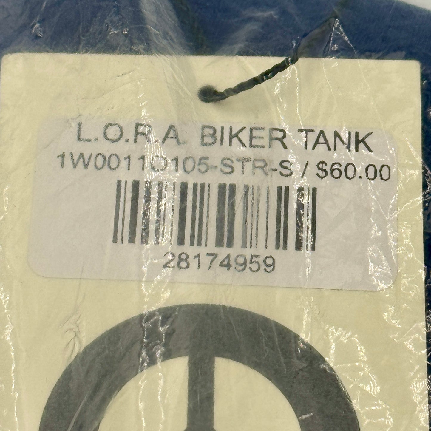 MadHappy Local Optimist Run Club Top Biker Athletic Tank in Starry Blue Navy