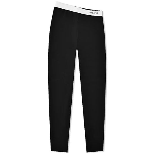 Coperni Branded Logo Leggings Black C+ Eurojersey Pants brand NEW