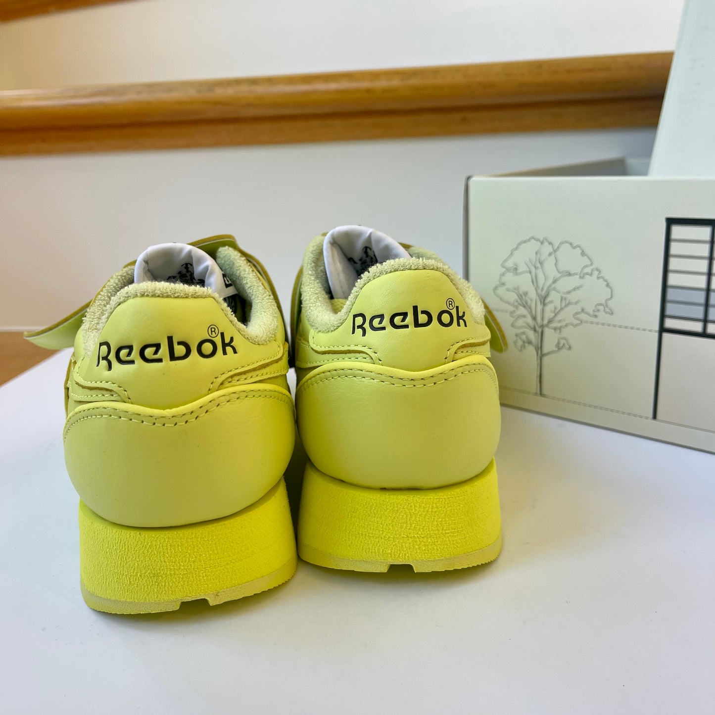 Eames x Reebok Collab Sneaker Aloe Yellow Green Neon Sneakers Unisex Shoes