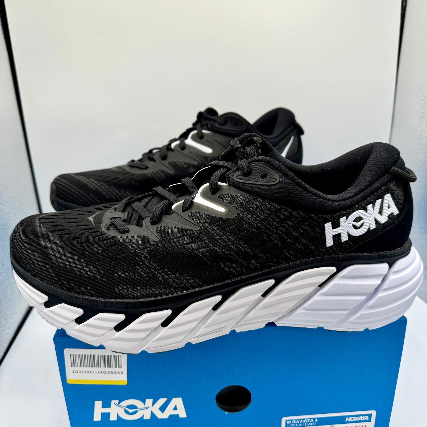 Hoka Gaviota 4 Men’s Running Shoes Black / white athletic shoe by hoka one one