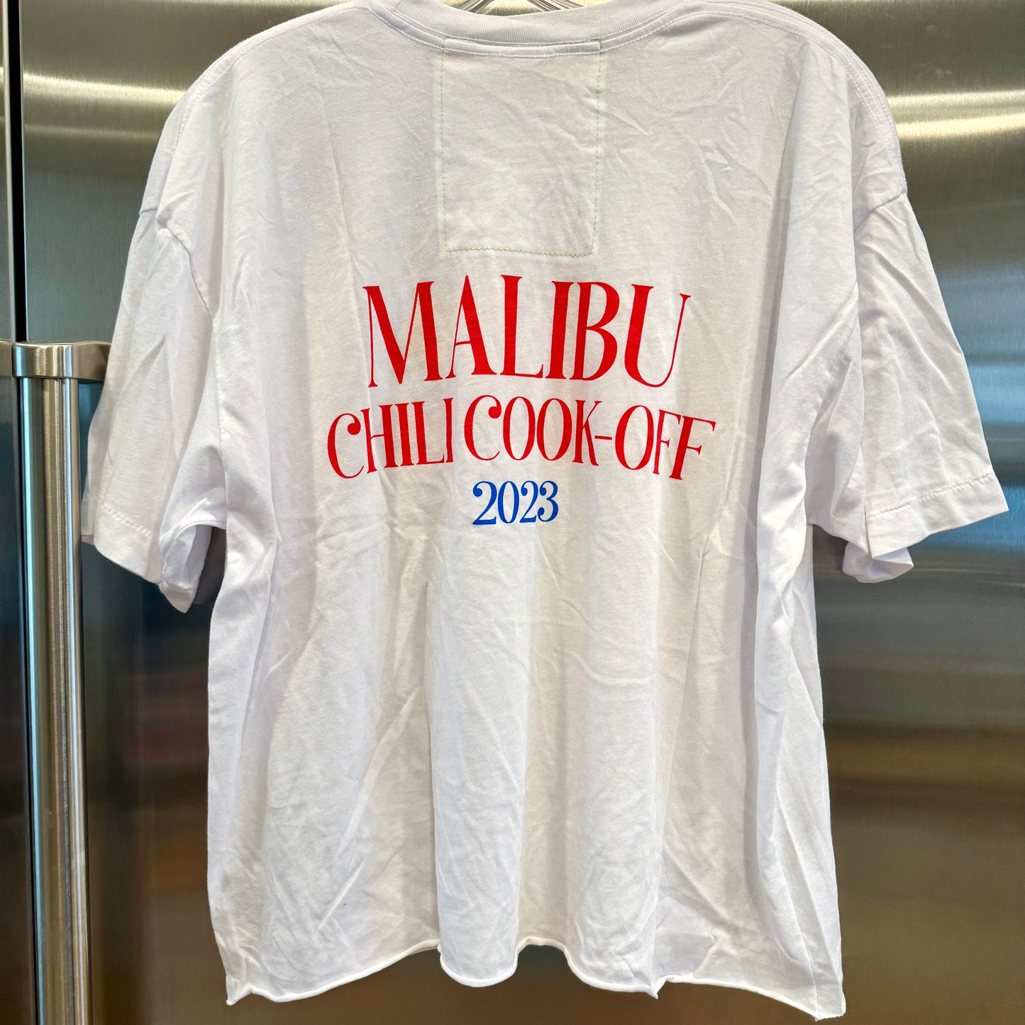 Aviator Nation Malibu Chili Cook Off White Boyfriend Tee Shirt 2023 Collab