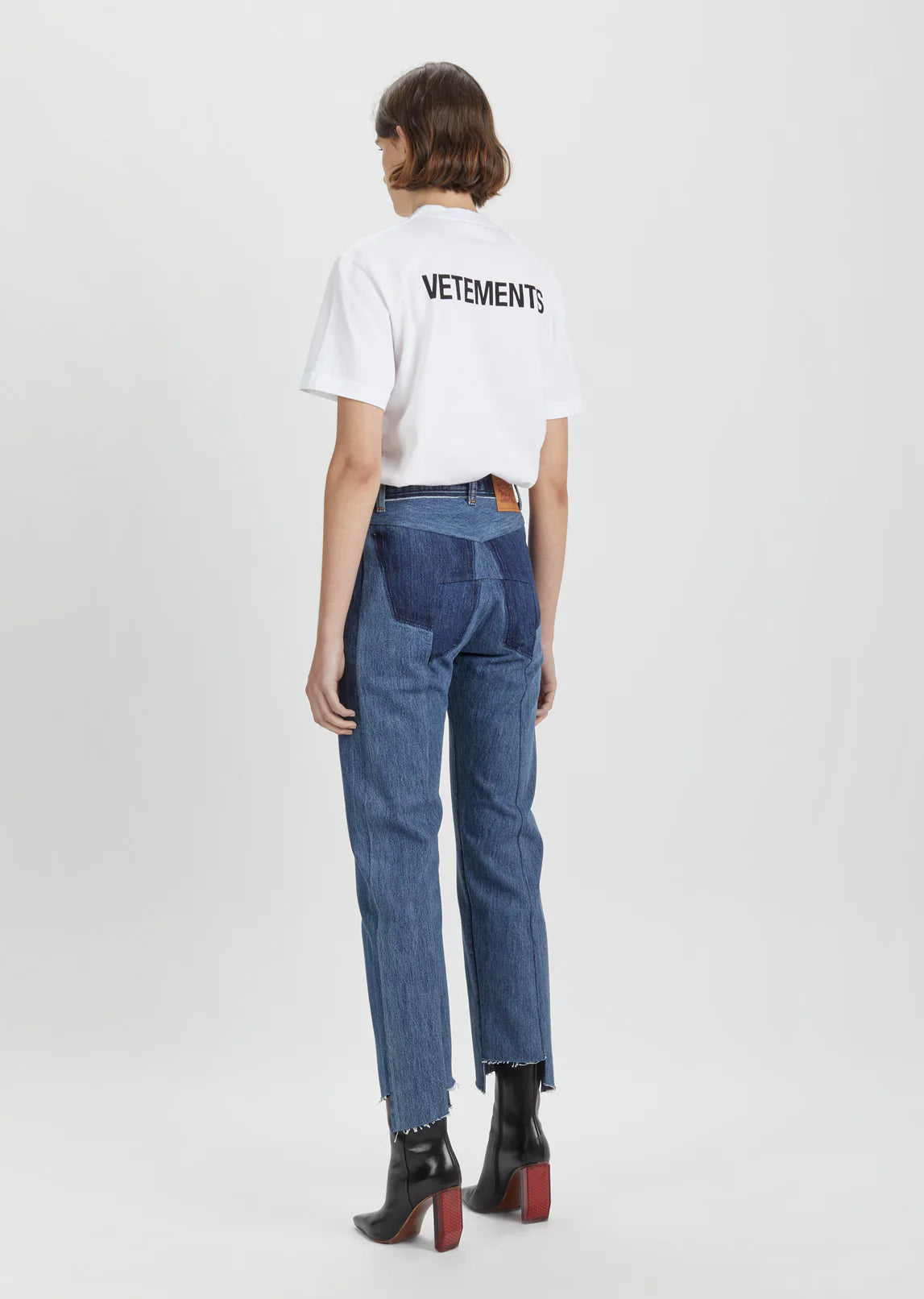 Vetements reconstructed denim pants Levi’s jeans denma size extra small womens