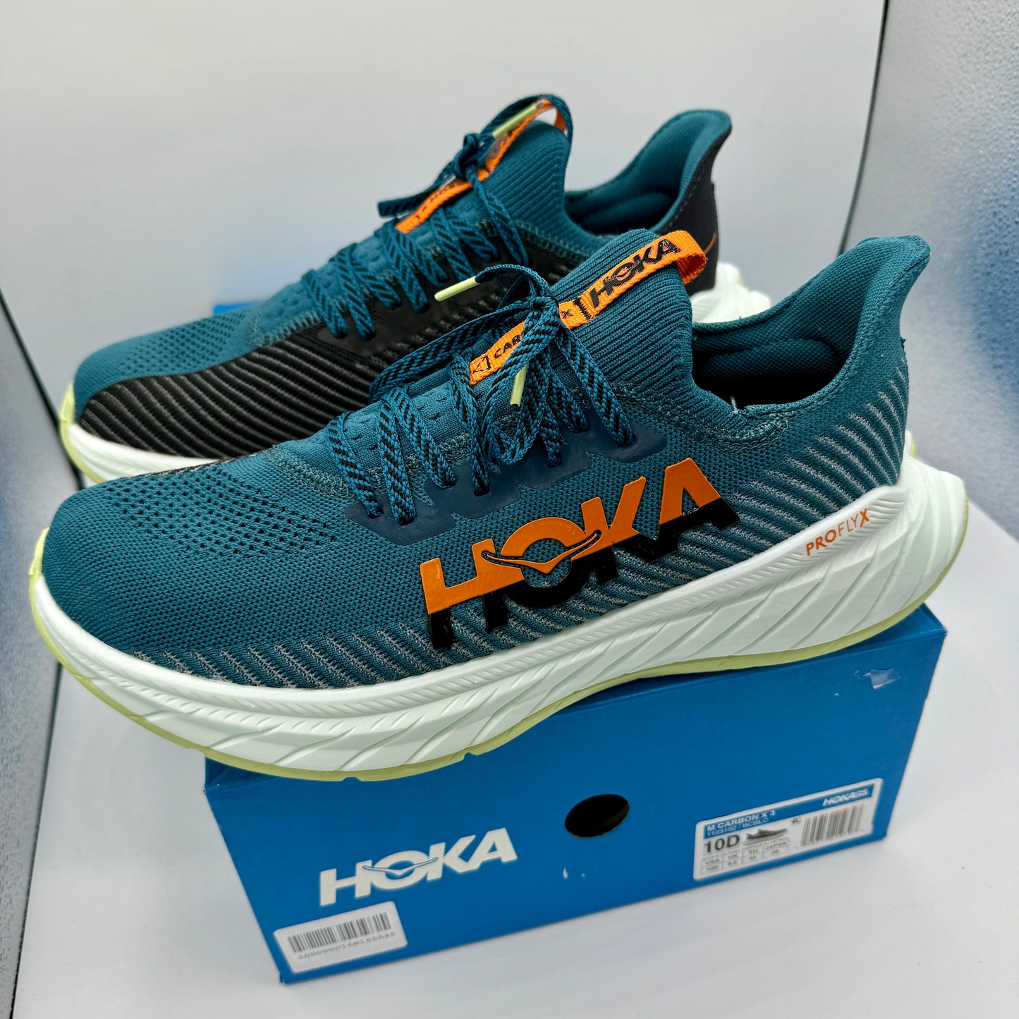 Hoka Carbon X 3 Running Shoes in Blue Coral Black , Hoka One One , Race X3