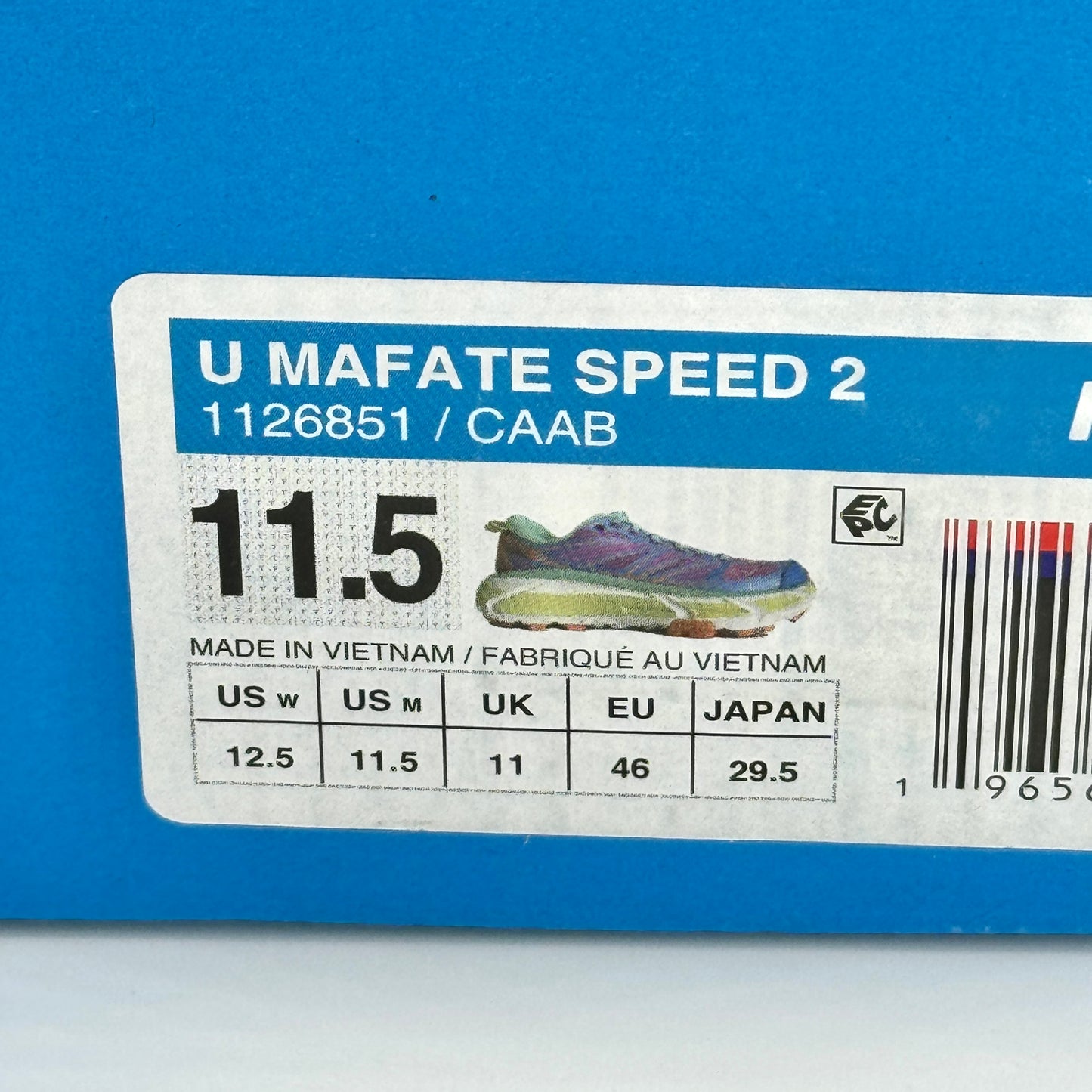 Hoka Mafate Speed 2 U UNISEX Running Shoes in Cyclamen All Aboard Multicolor