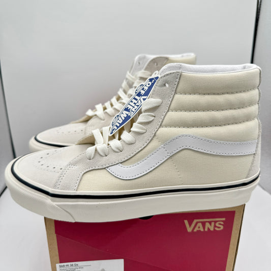 Vans Sk8 Hi 38 DX Cream OG White Anaheim Factory Edition UNISEX Brand New Sneakers