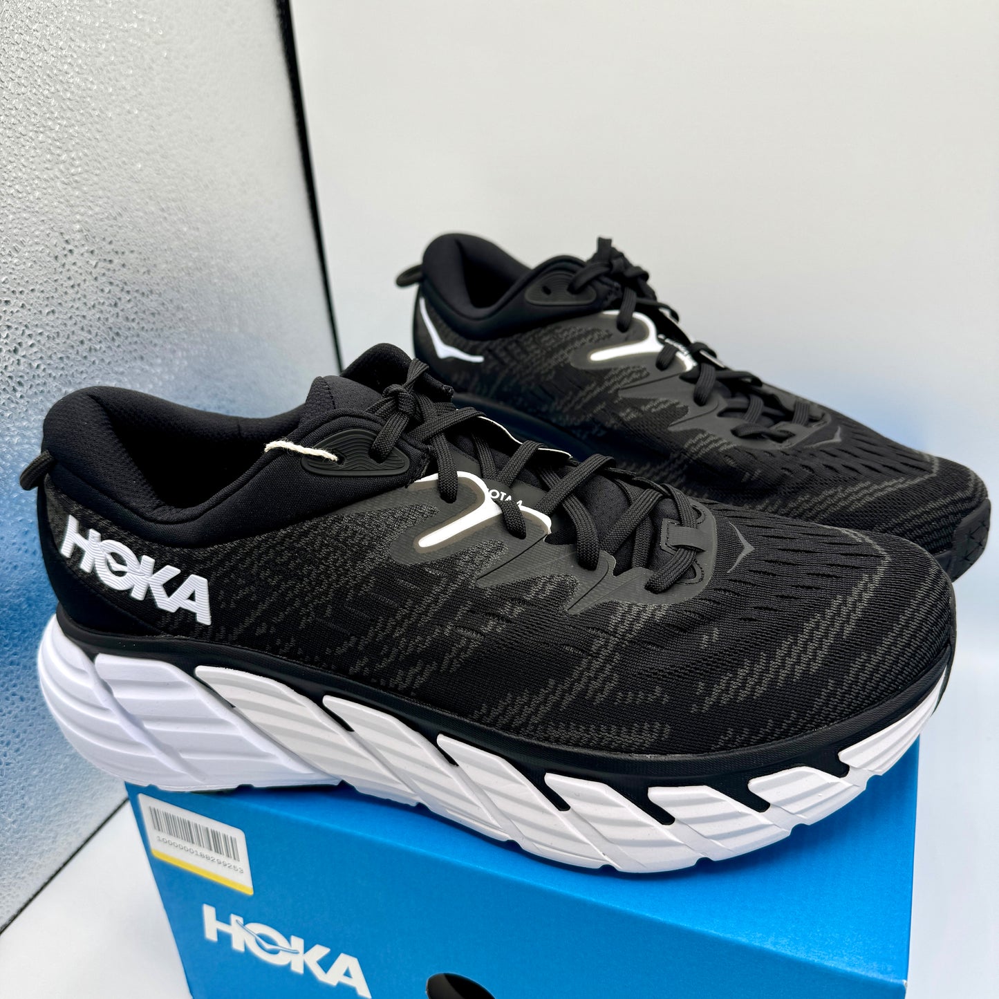 Hoka Gaviota 4 Men’s Running Shoes Black / white athletic shoe by hoka one one