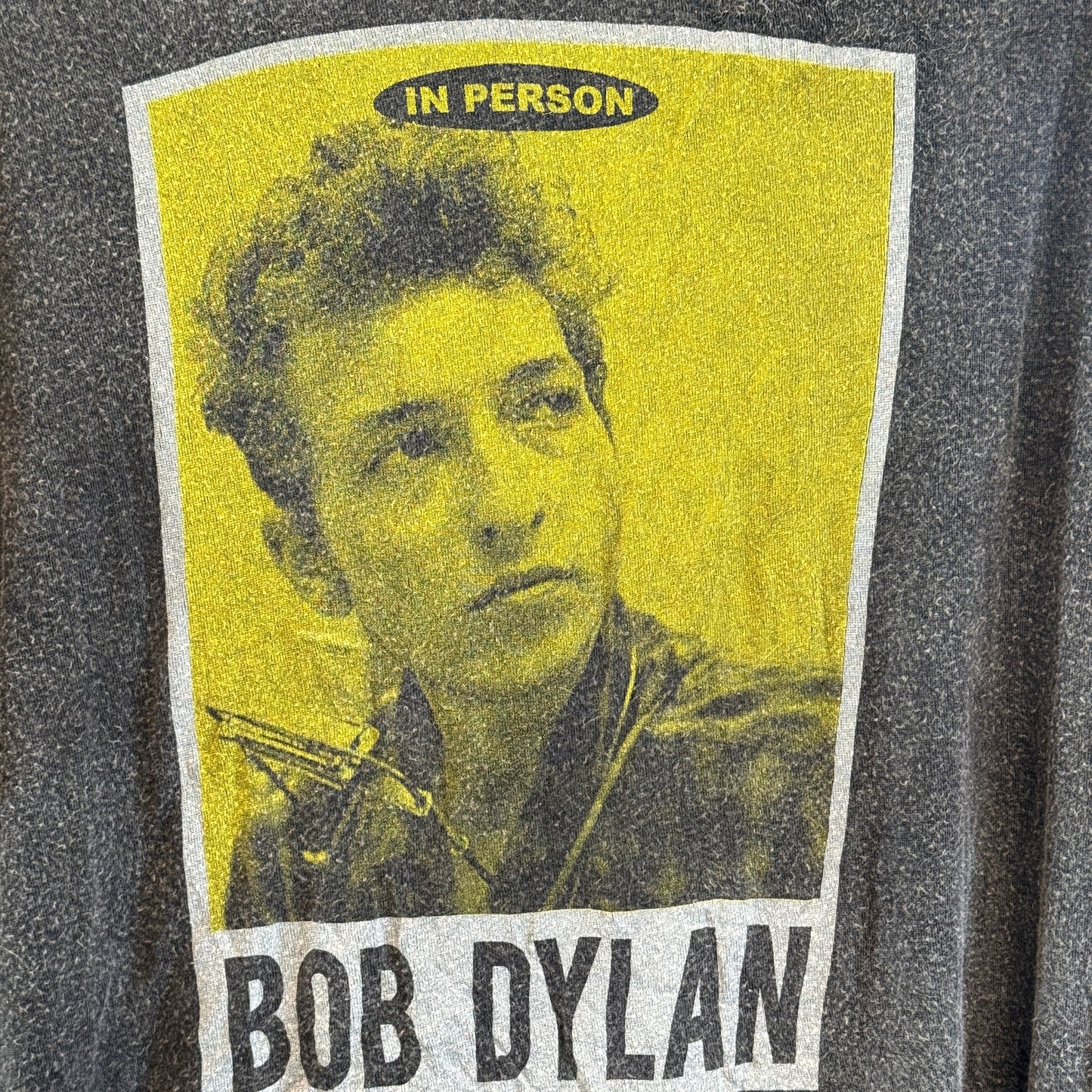 John Galt Bob Dylan Oversized Boxy Slouchy Tee Shirt Vintage Aesthetic RARE * Pre-Owned