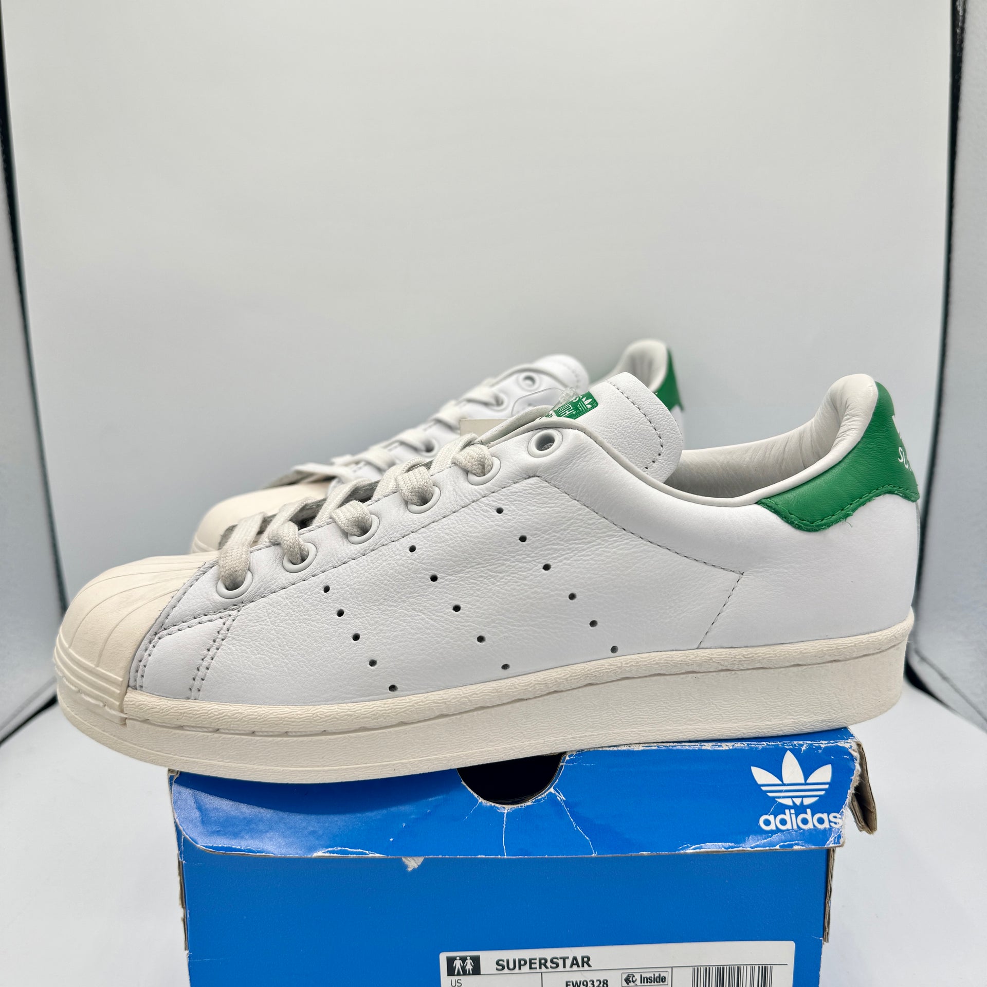 adidas gazelle silver green womens Adidas Stan Smith ADV (White/Green)