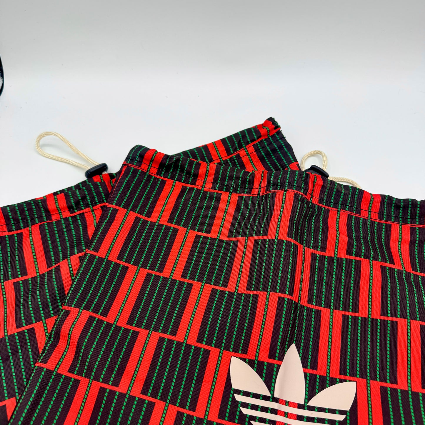 (2) Wales Bonner x Adidas Footwear Dustbags Samba Collab in Multi Red Pattern , Brand New Unused