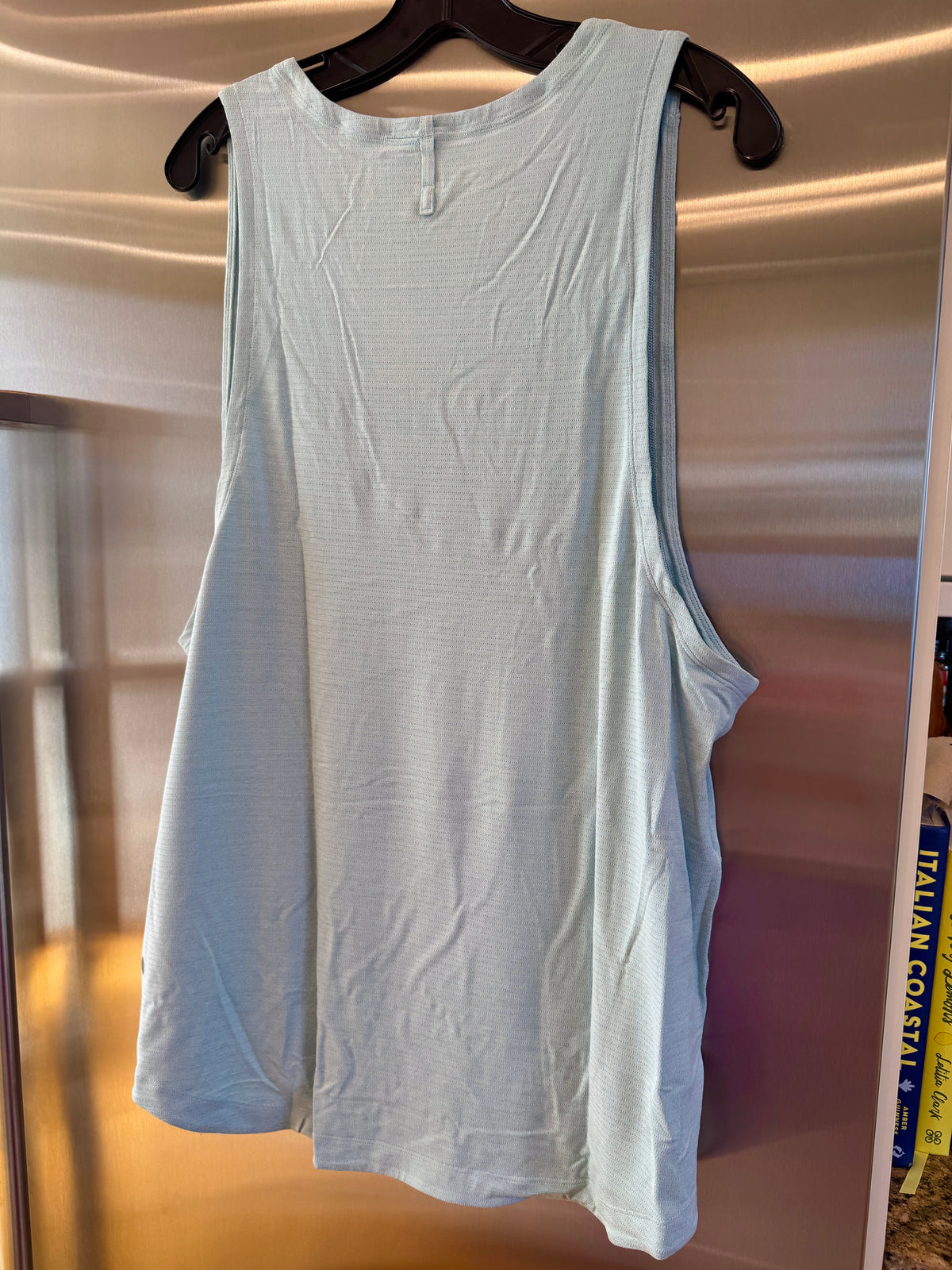 Lululemon License to Train Top , Mens Tank Top in Foam Cloud Blue