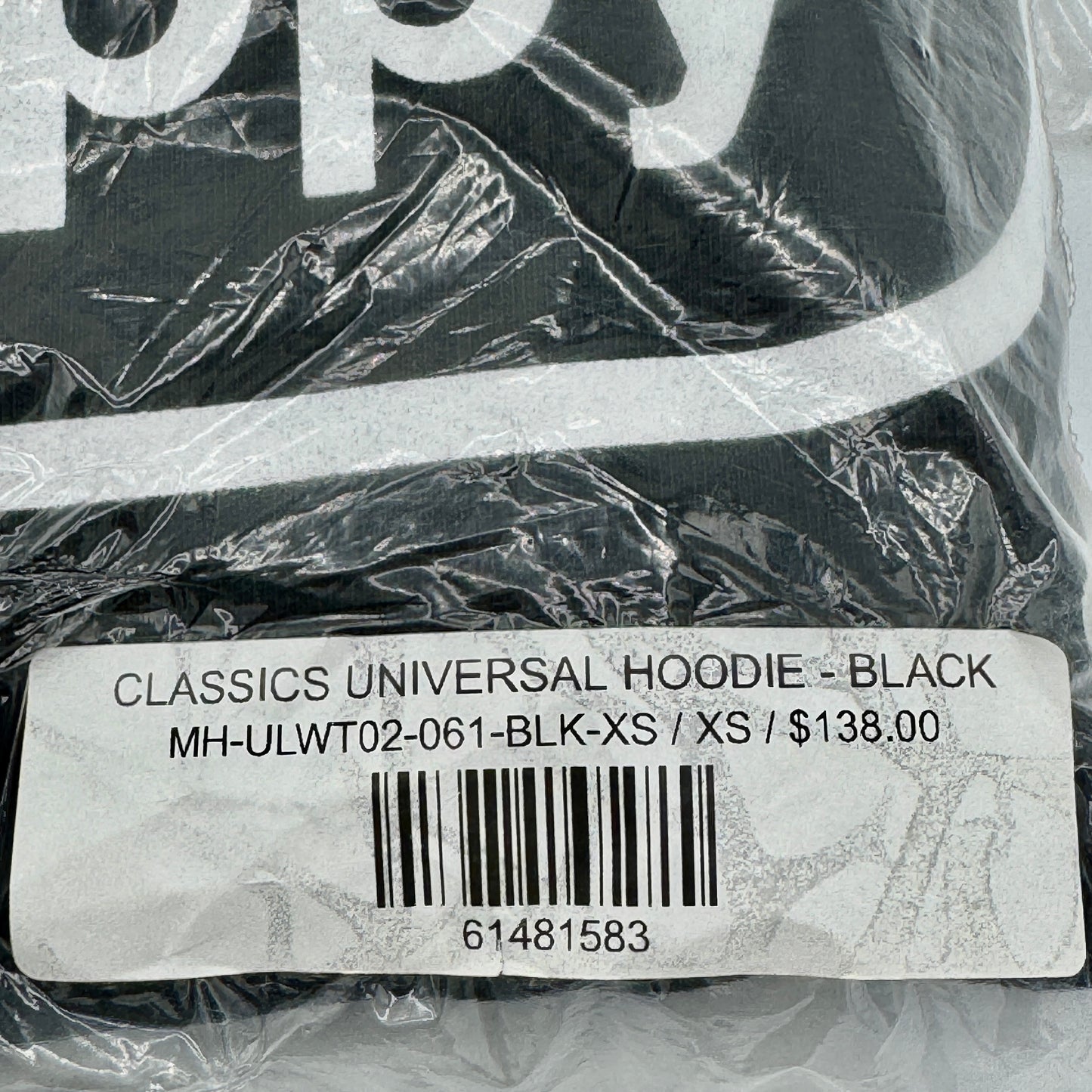 MadHappy Classics Universal Hoodie in black Pill logo design embroidered