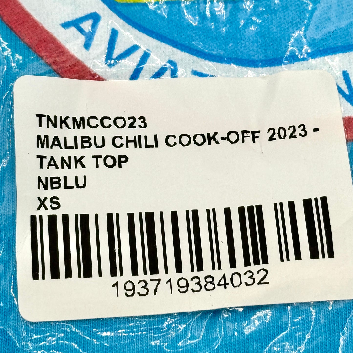 Aviator Nation Malibu Chili Cook Off Blue Tank Top 2023 neon aqua shirt