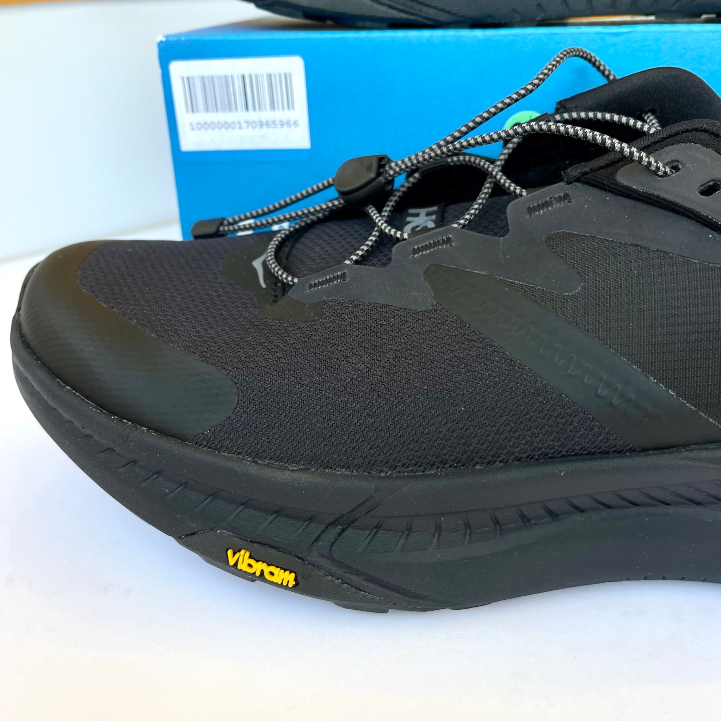 Hoka Transport in All Black Athletic Hiking Shoes