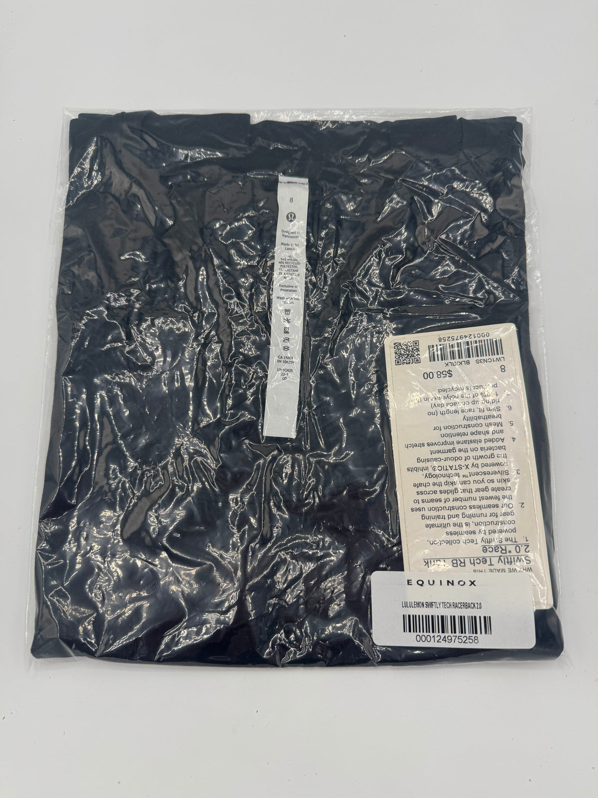 Lululemon Swiftly Tech Racerback 2.0 Tank Top - Race Length in Black