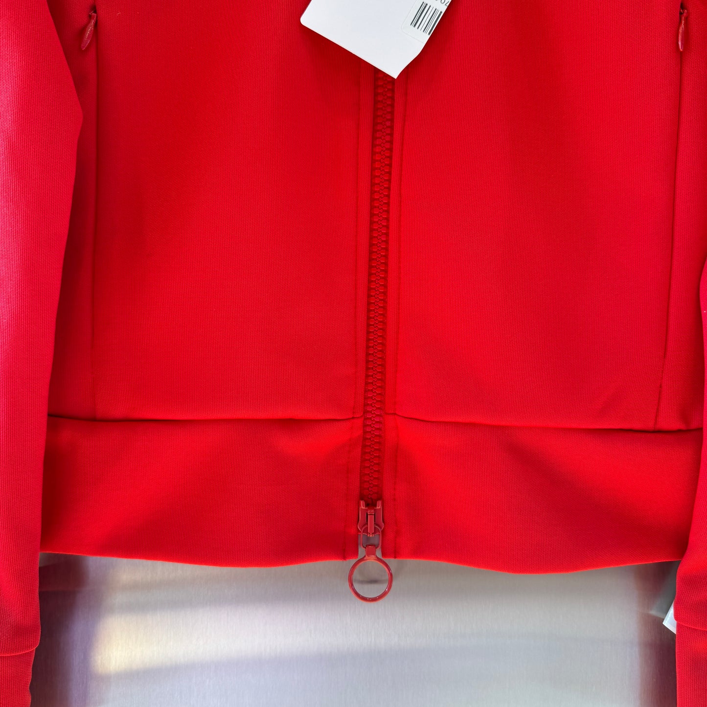 Casablanca Track Jacket Tracksuit Jersey Red Laurel Womens Zipper Top NEW