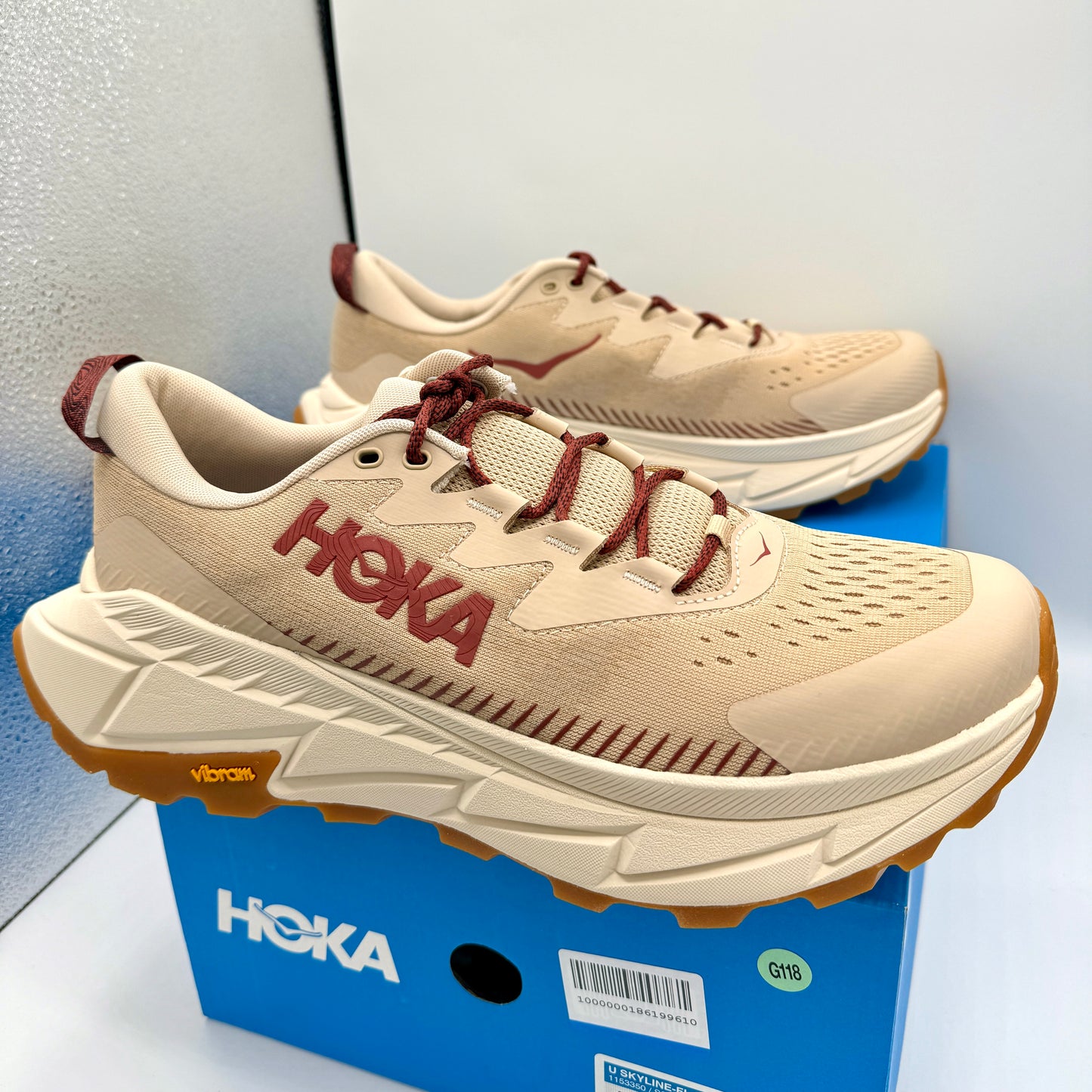 Hoka Skyline Float X Shifting Sands Beige Hiking shoes Unisex trail running