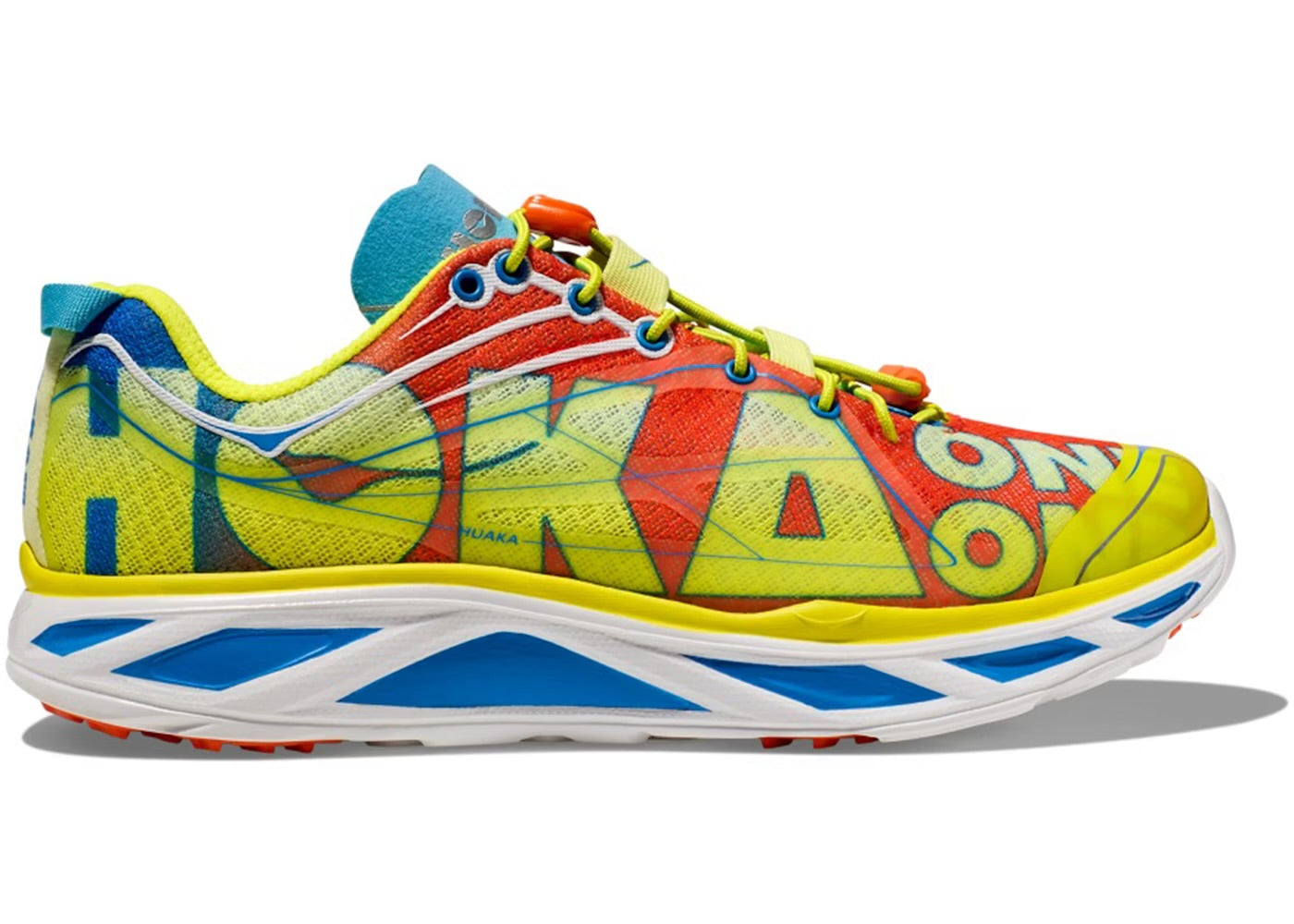 Hoka Huaka Origins Unisex Shoes Running Sneakers Multicolored Quick Lace