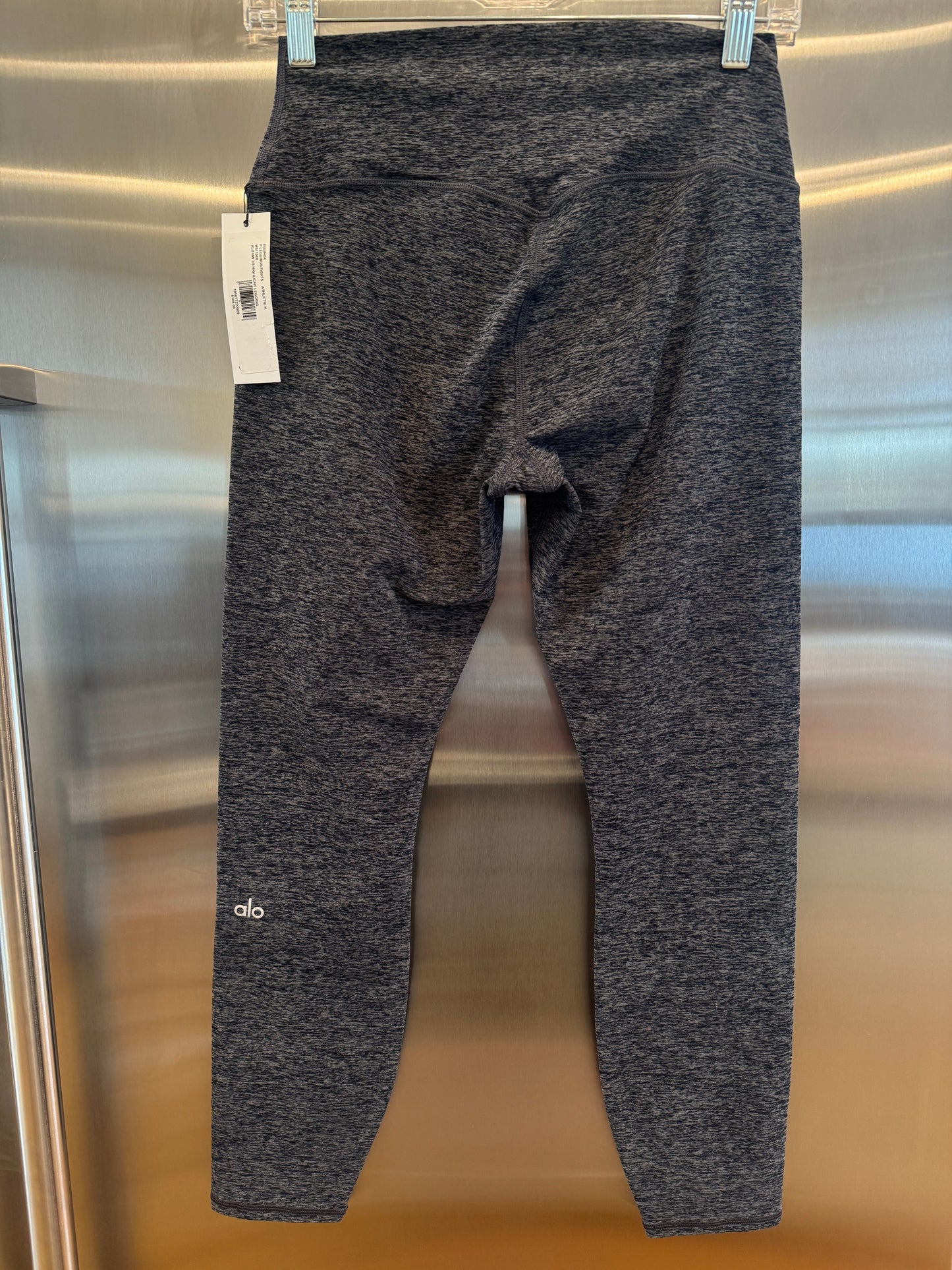 Alo Yoga Alosoft Highlight Leggings HW 7/8 Athletic Grey Heather