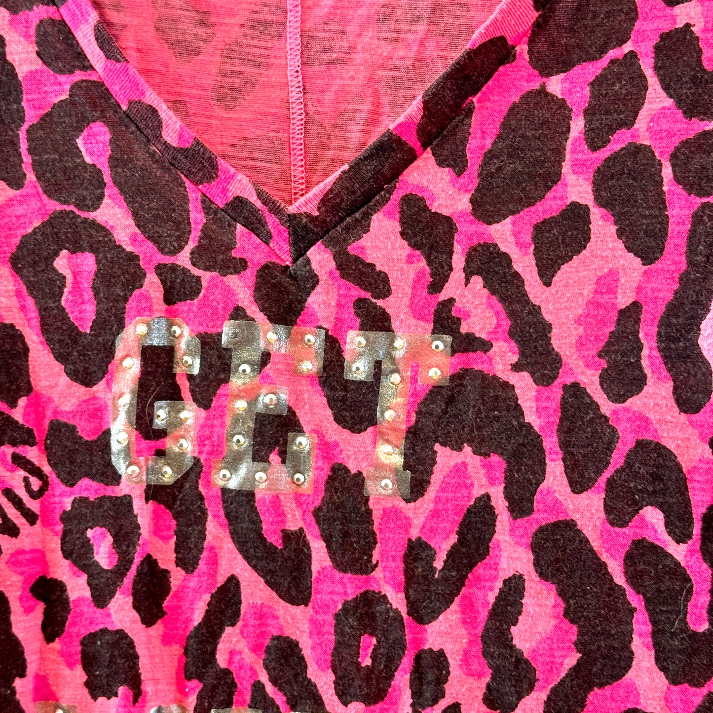 PINK Victoria Secret Sleep Shirt Dress Cheetah Leopard Y2K Pajama Pre-owned