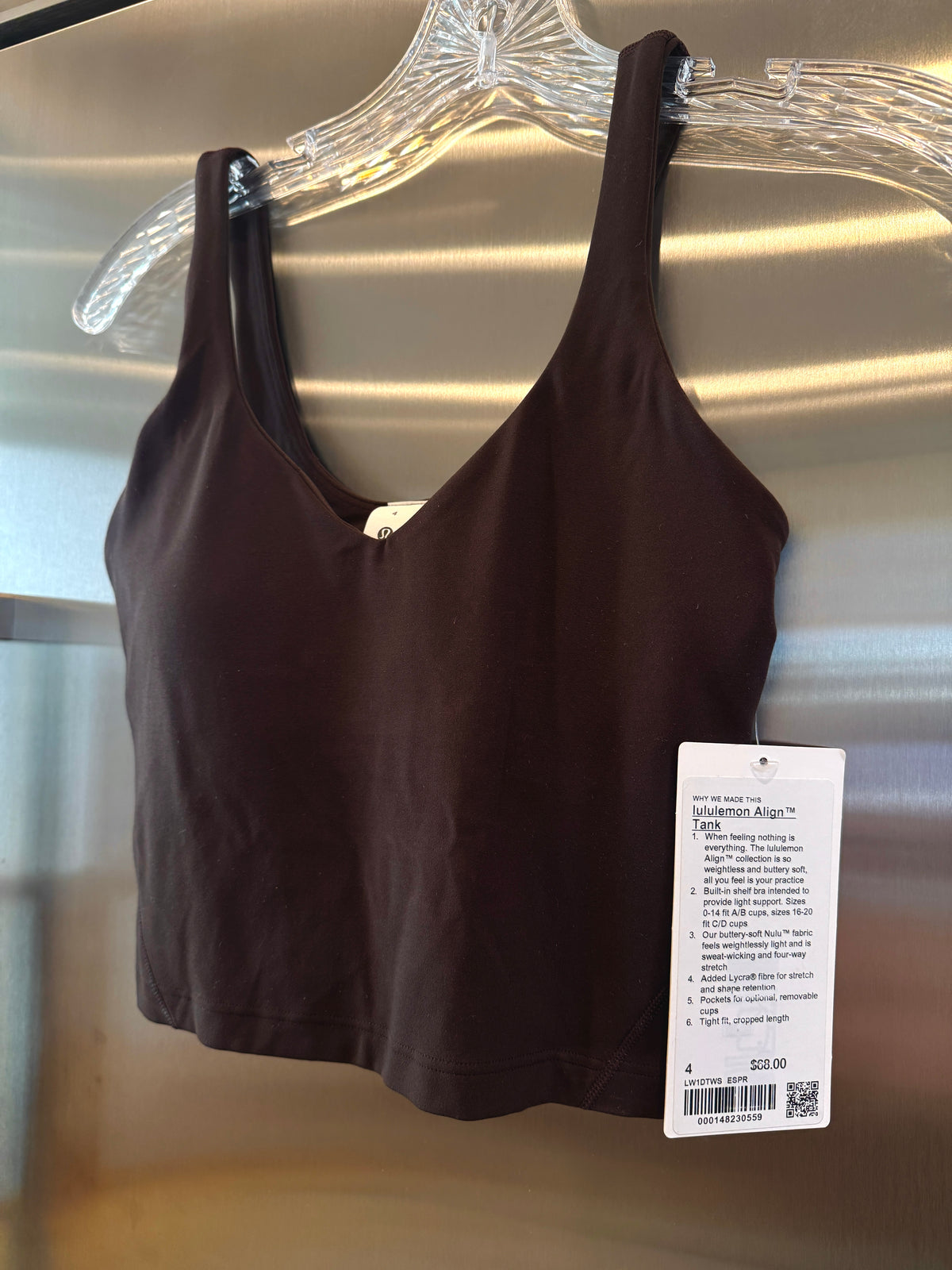 Lululemon Align Tank Top - Espresso Brown