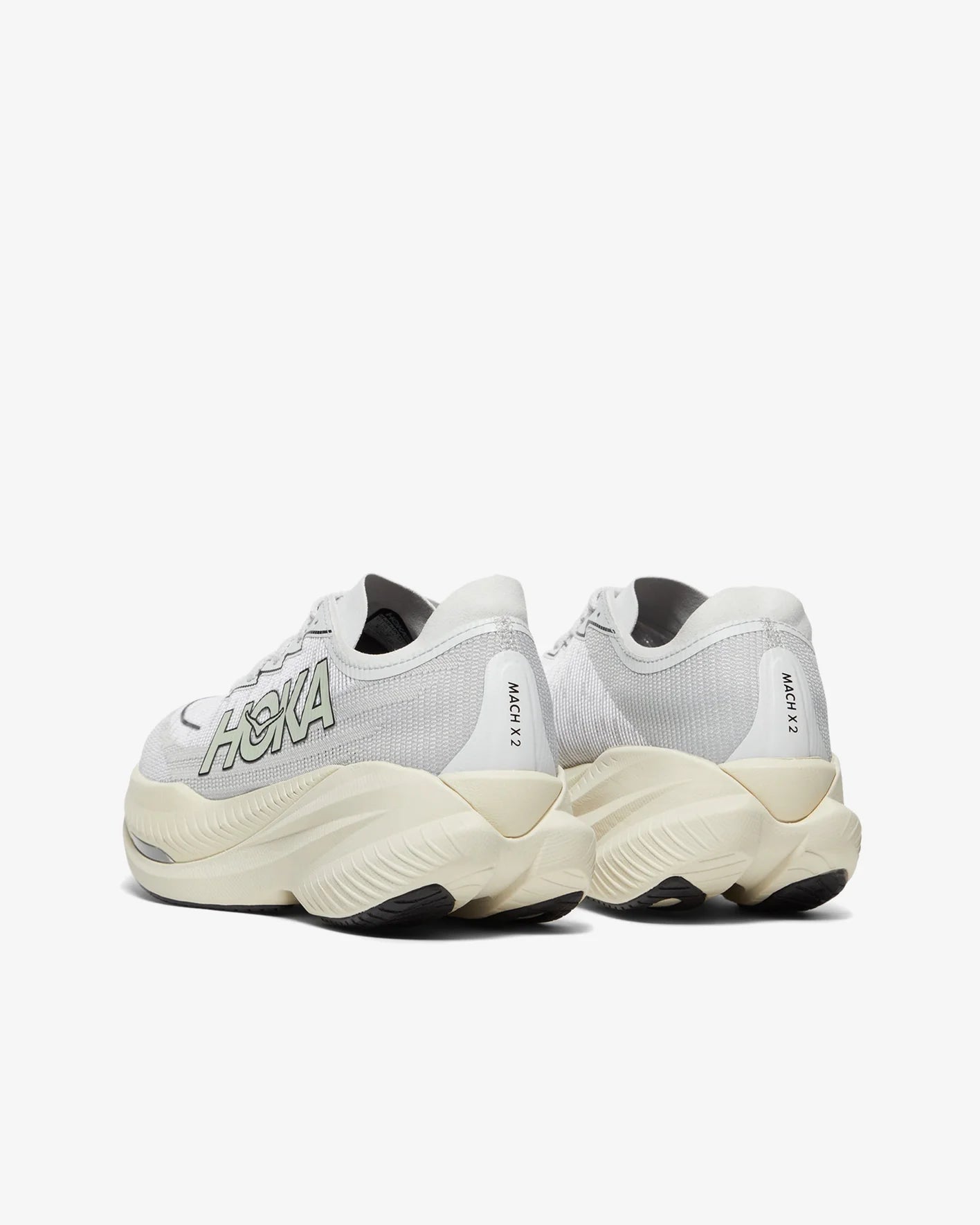 Hoka Mach X 2 U Unisex in White / Cosmic Grey Sneakers