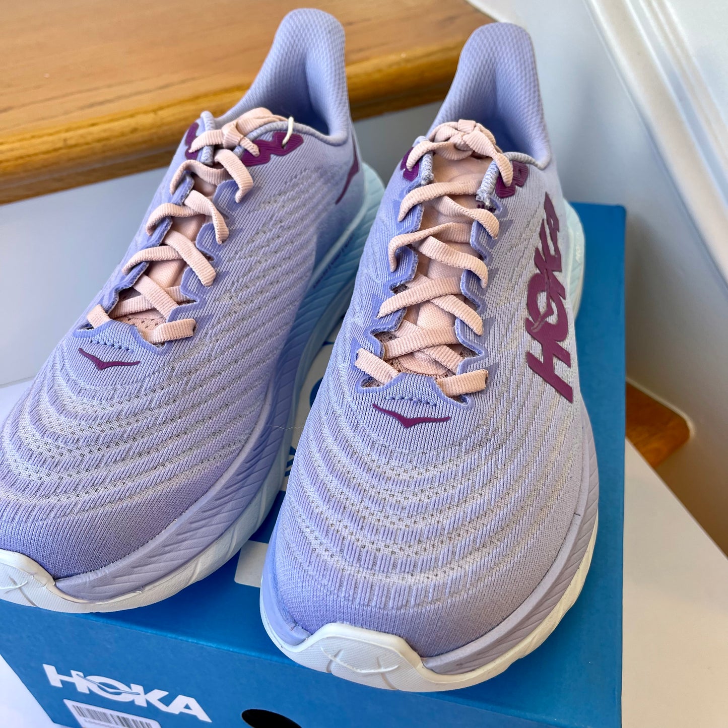 Hoka Mach 5 Running Shoes in Baby Lavender / Summer Song , Hoka One One