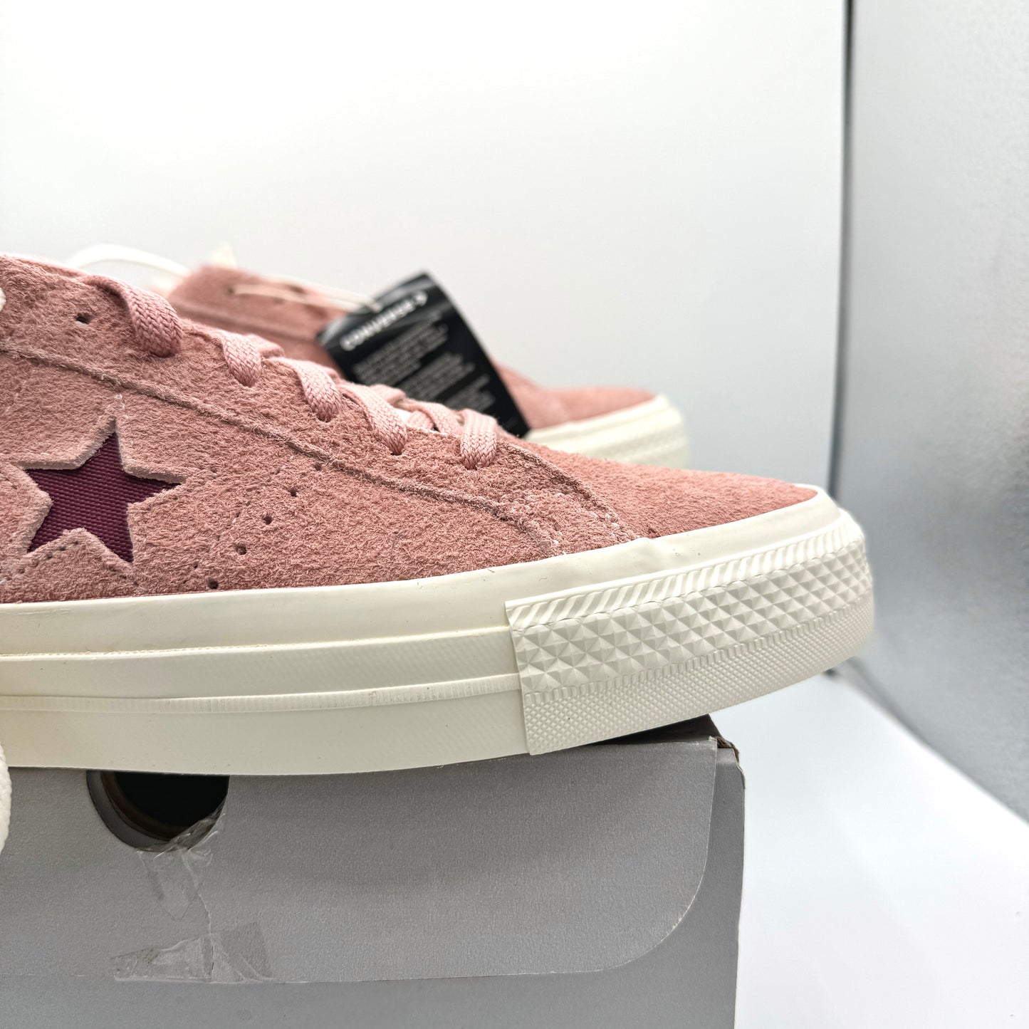 Converse One Star Pro OX Shoes Cherry Vision Canyon Dusk Pink Suede Leather