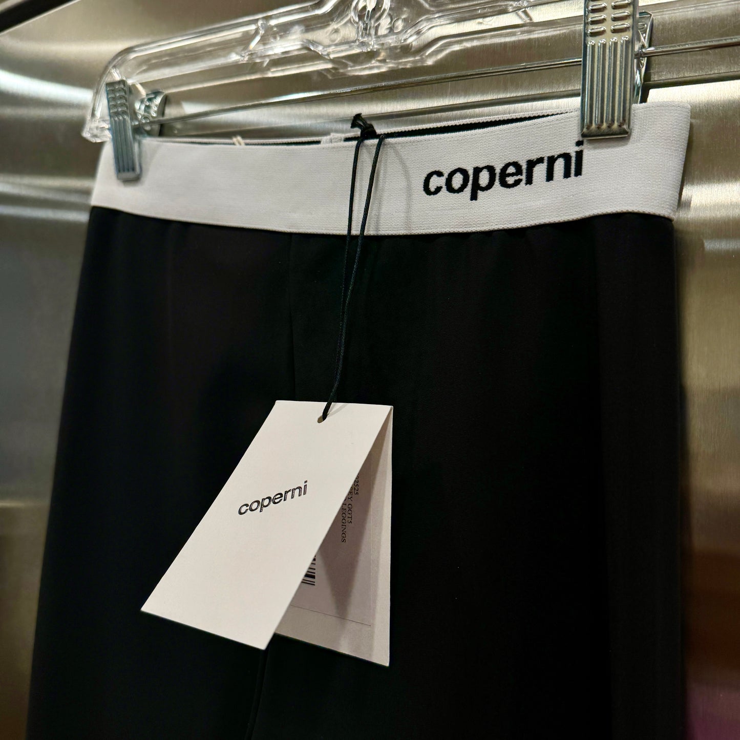 Coperni Branded Logo Leggings Black C+ Eurojersey Pants brand NEW