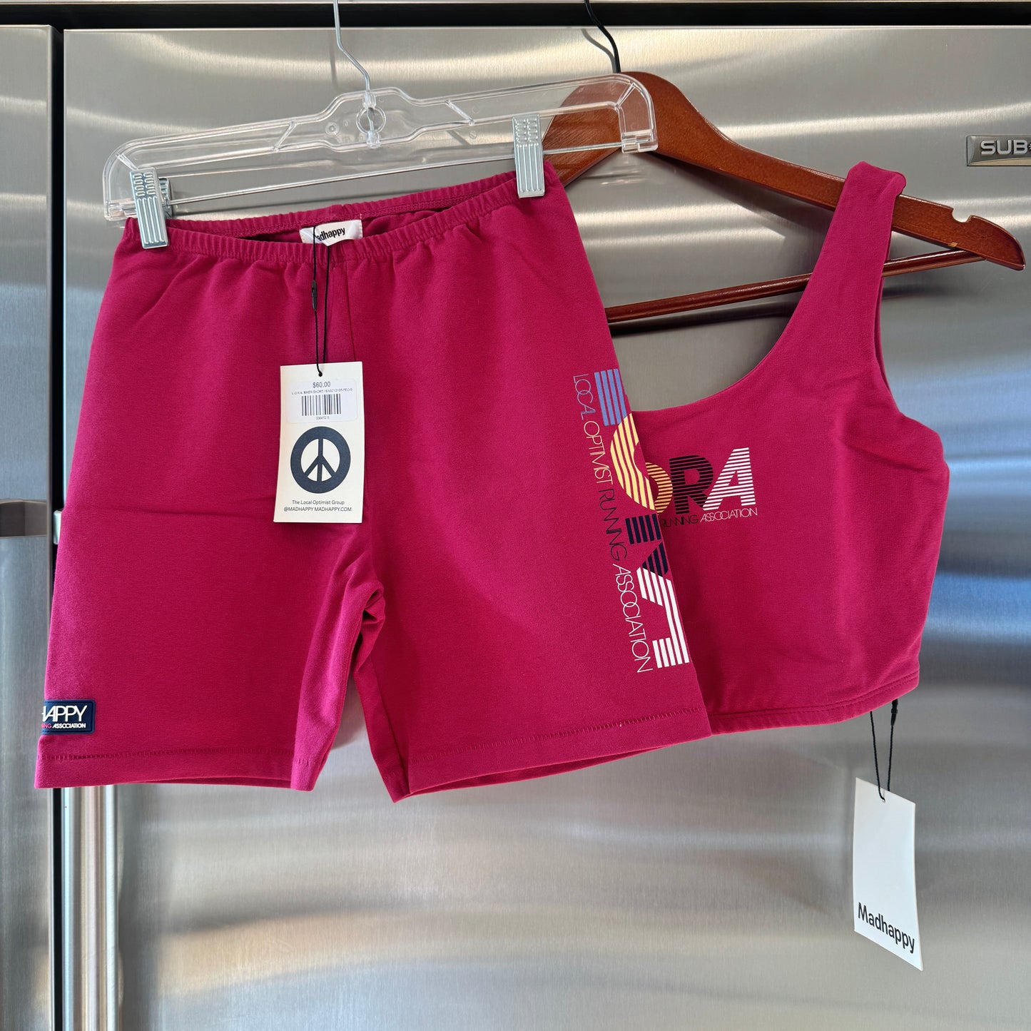 MadHappy Matching SET Local Optimist Run Club Matching Shorts and Top