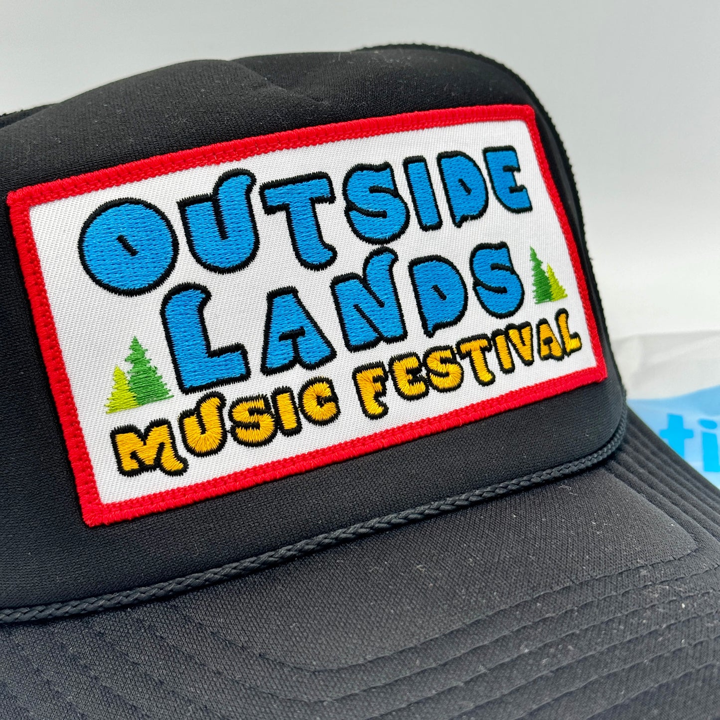 Aviator Nation Outside Lands Trucker Hat in Black