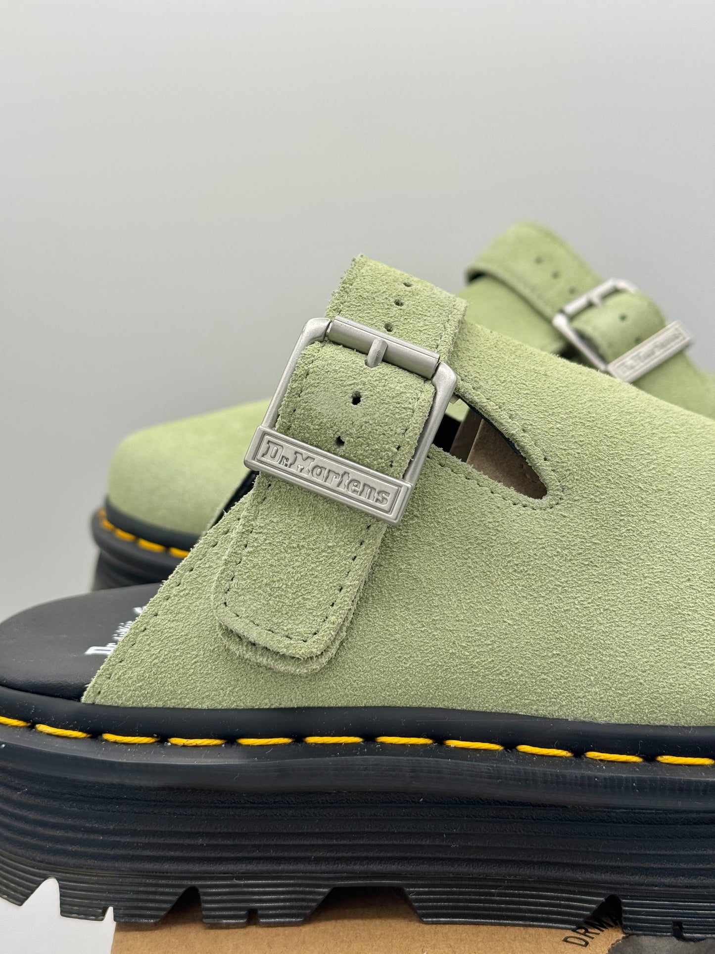 Dr Martens Zebzag Mule Unisex , Sage Green