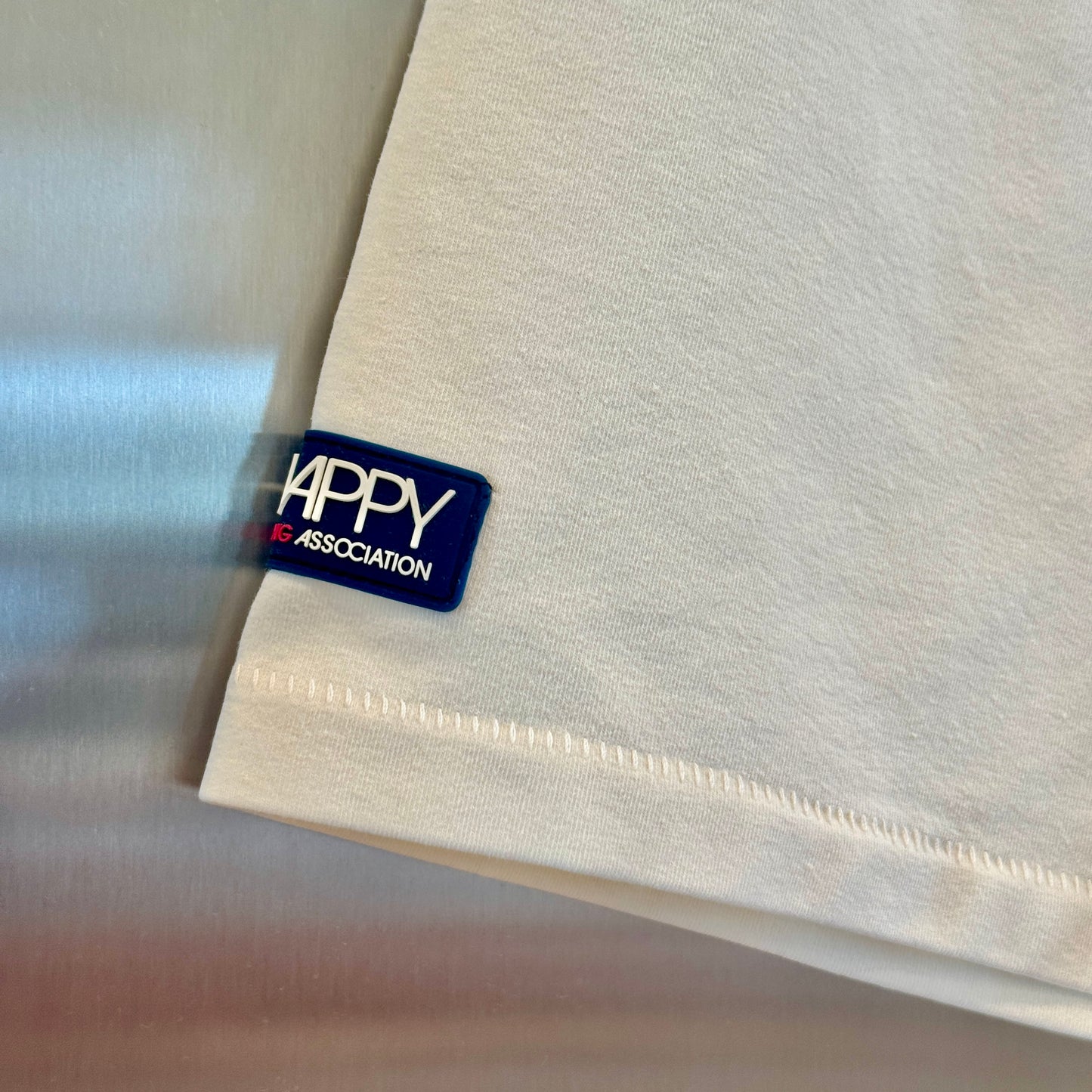 MadHappy Local Optimist Run Club Biker Shorts in Marshmallow / Cream