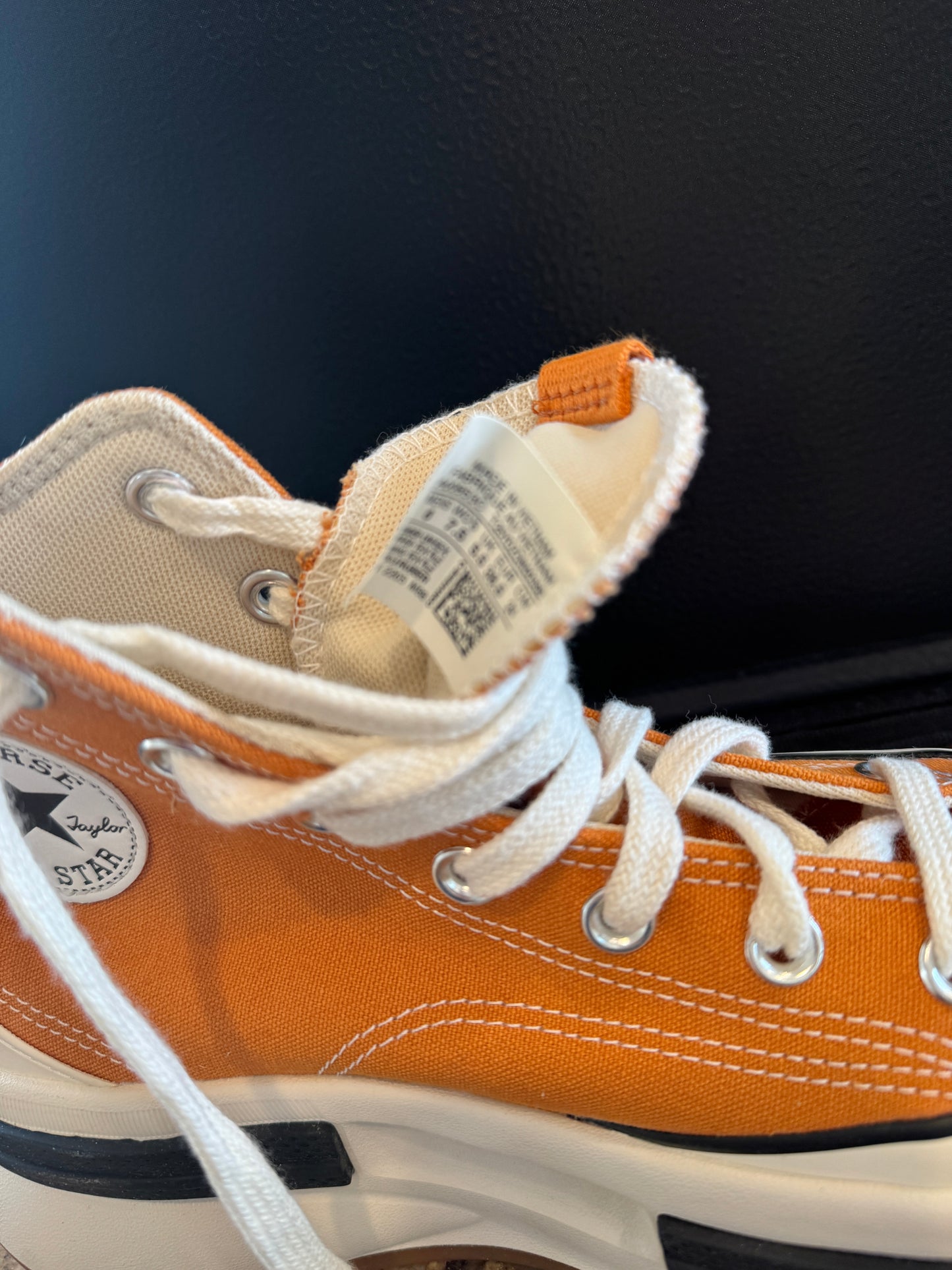 Converse Run Star Legacy CX Hi Platform high top Chuck Taylor sneaker monarch orange