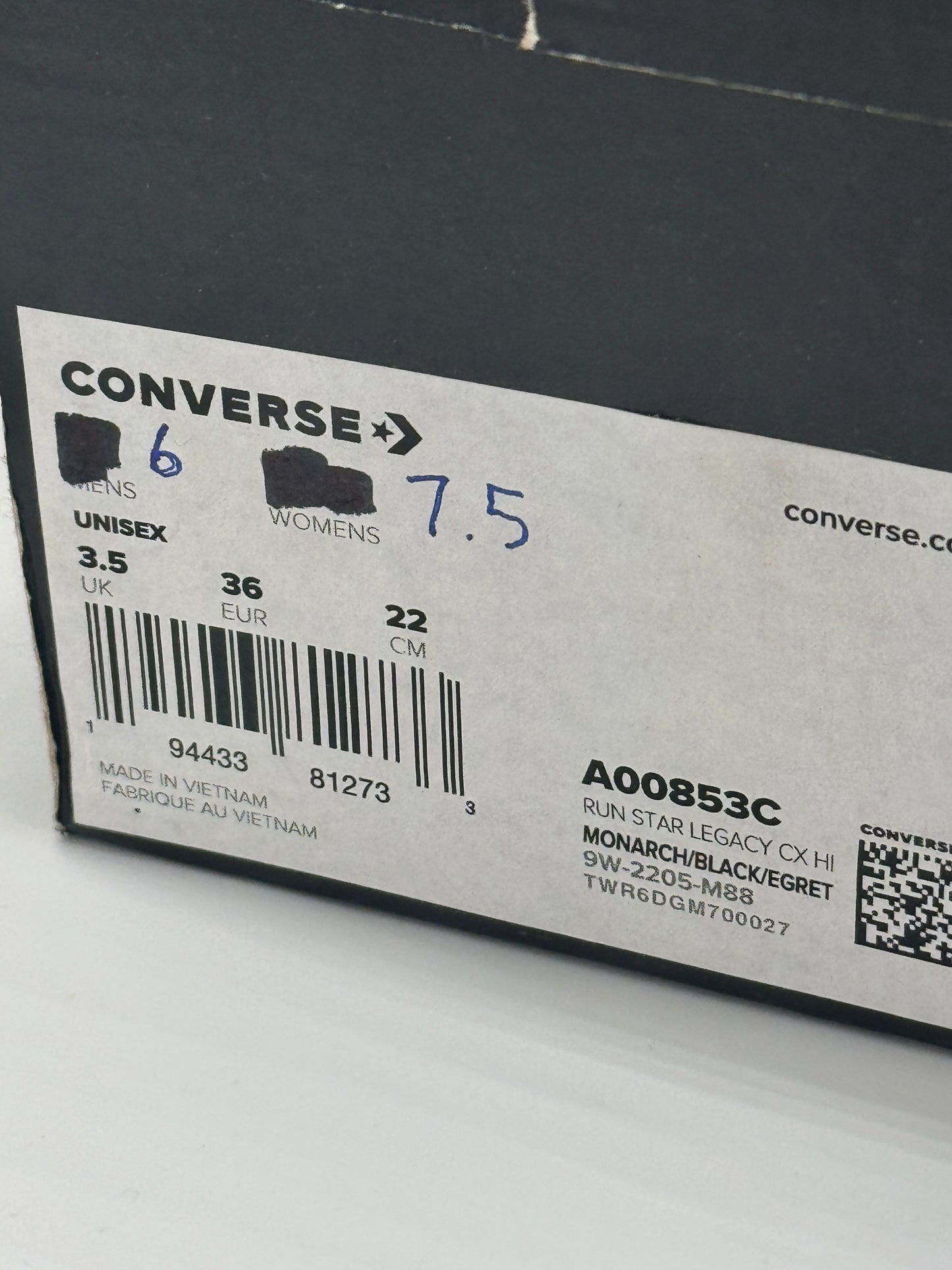 Converse Run Star Legacy CX Hi Platform high top Chuck Taylor sneaker monarch orange