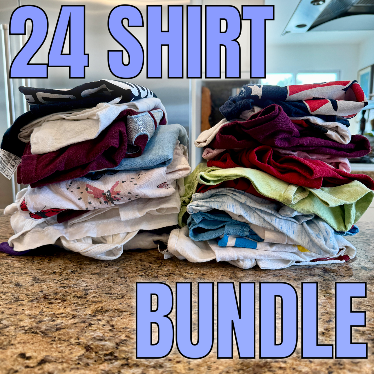 Pi Beta Phi BUNDLE 24 Shirts Sorority Bulk Pre-Owned Various Tees and Tank Tops