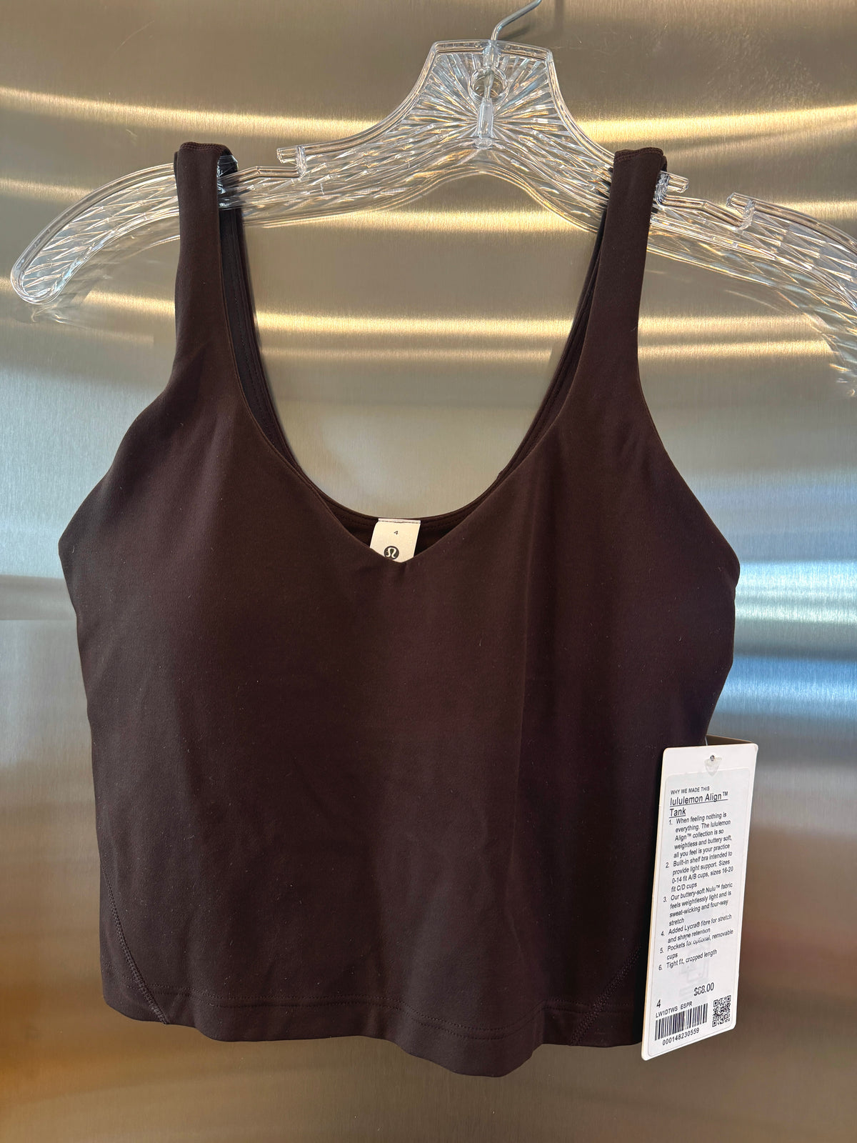 Lululemon Align Tank Top - Espresso Brown