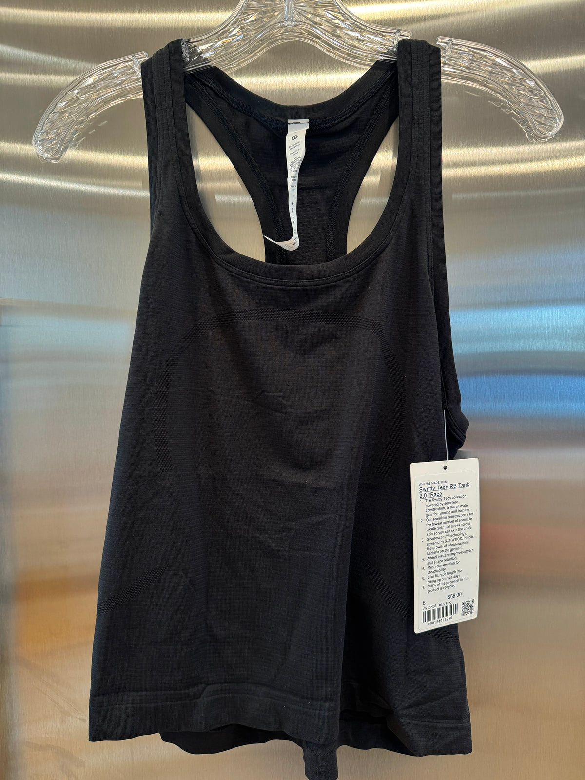 Lululemon Swiftly Tech Racerback 2.0 Tank Top - Race Length in Black