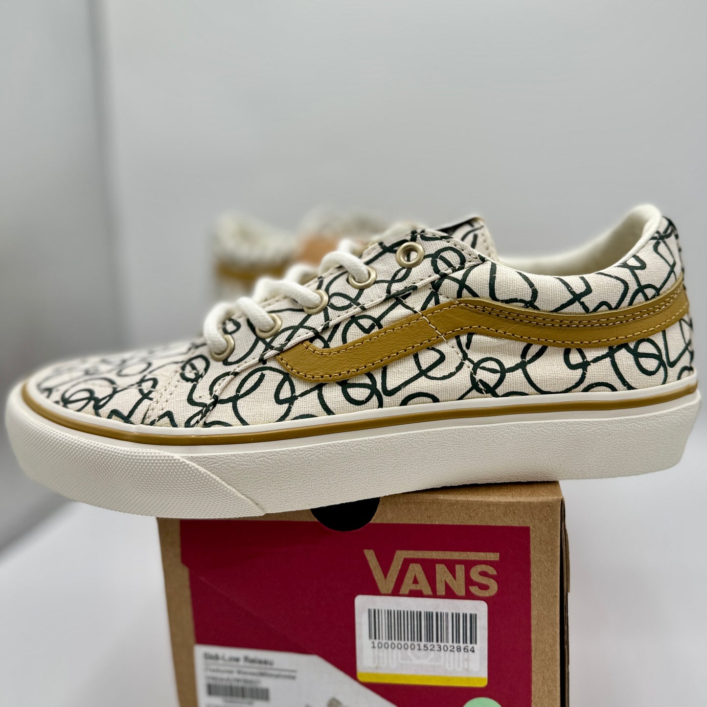 Vans Sk8 Low Reissue Sneakers Textured Waves / Marshmallow Shoes Skate