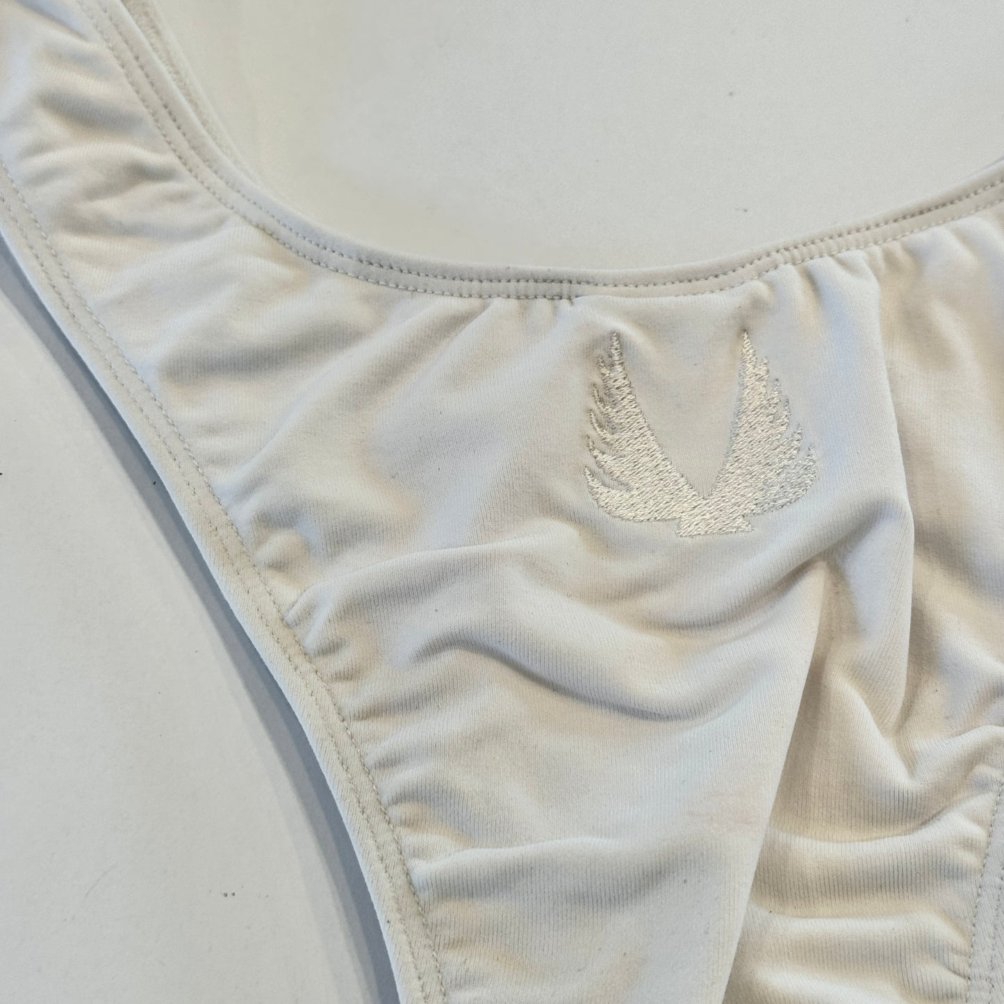 Minimale Animale Wall Street bikini brief swim bottom in sea salt white - Pre-Owned Worn Once