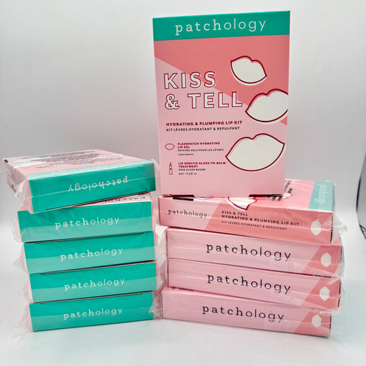Patchology Kiss & Tell Hydrating and Plumping Lip Set — BUNDLE 10X