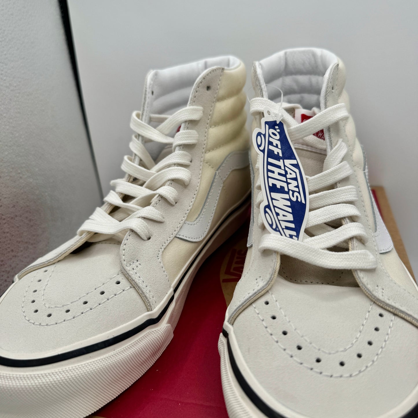 Vans Sk8 Hi 38 DX Cream OG White Anaheim Factory Edition UNISEX Brand New Sneakers