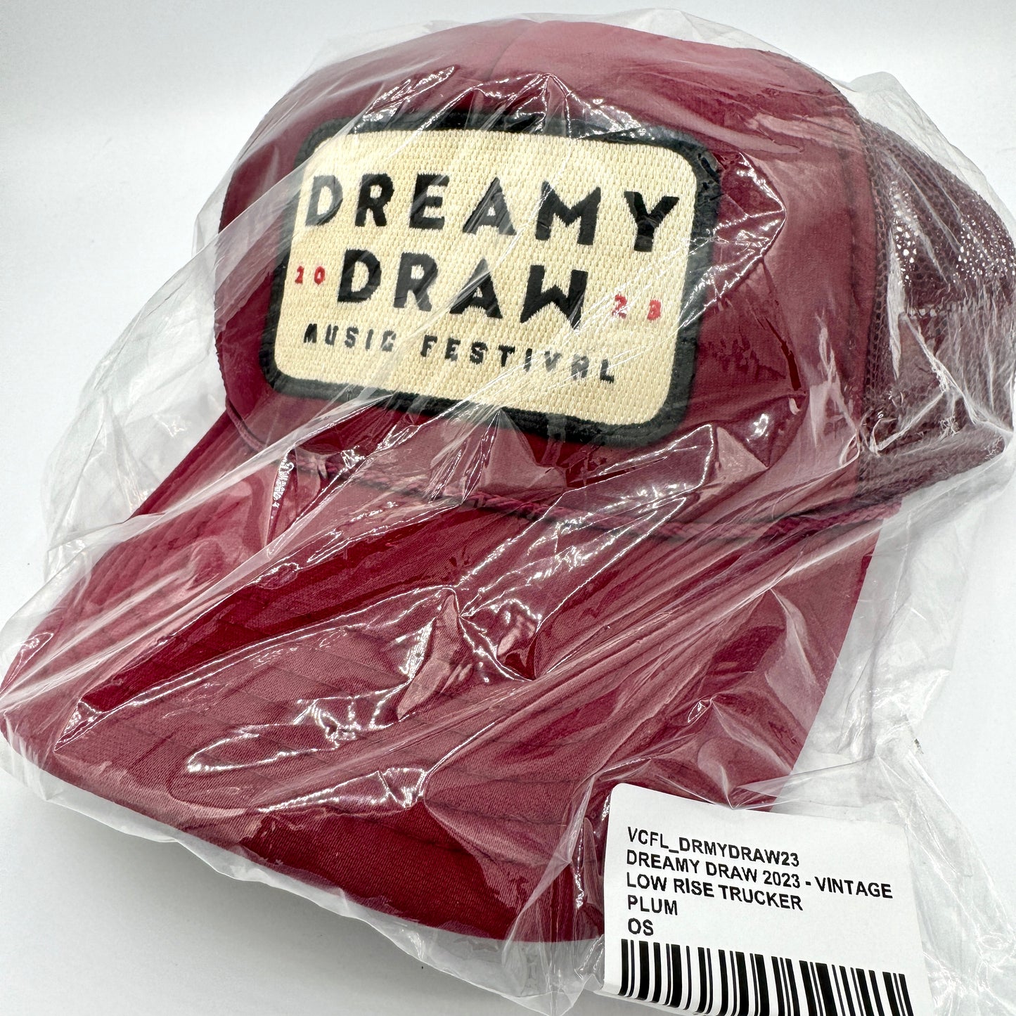 Aviator Nation Dreamy Draw 2023 Festival Trucker Hat Cap Plum Maroon Country