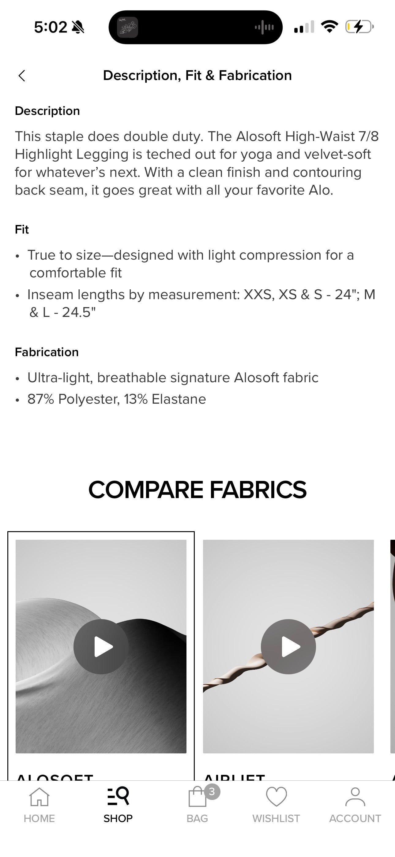 Alo Bold Red Alosoft Leggings High Waisted 7/8 Pants