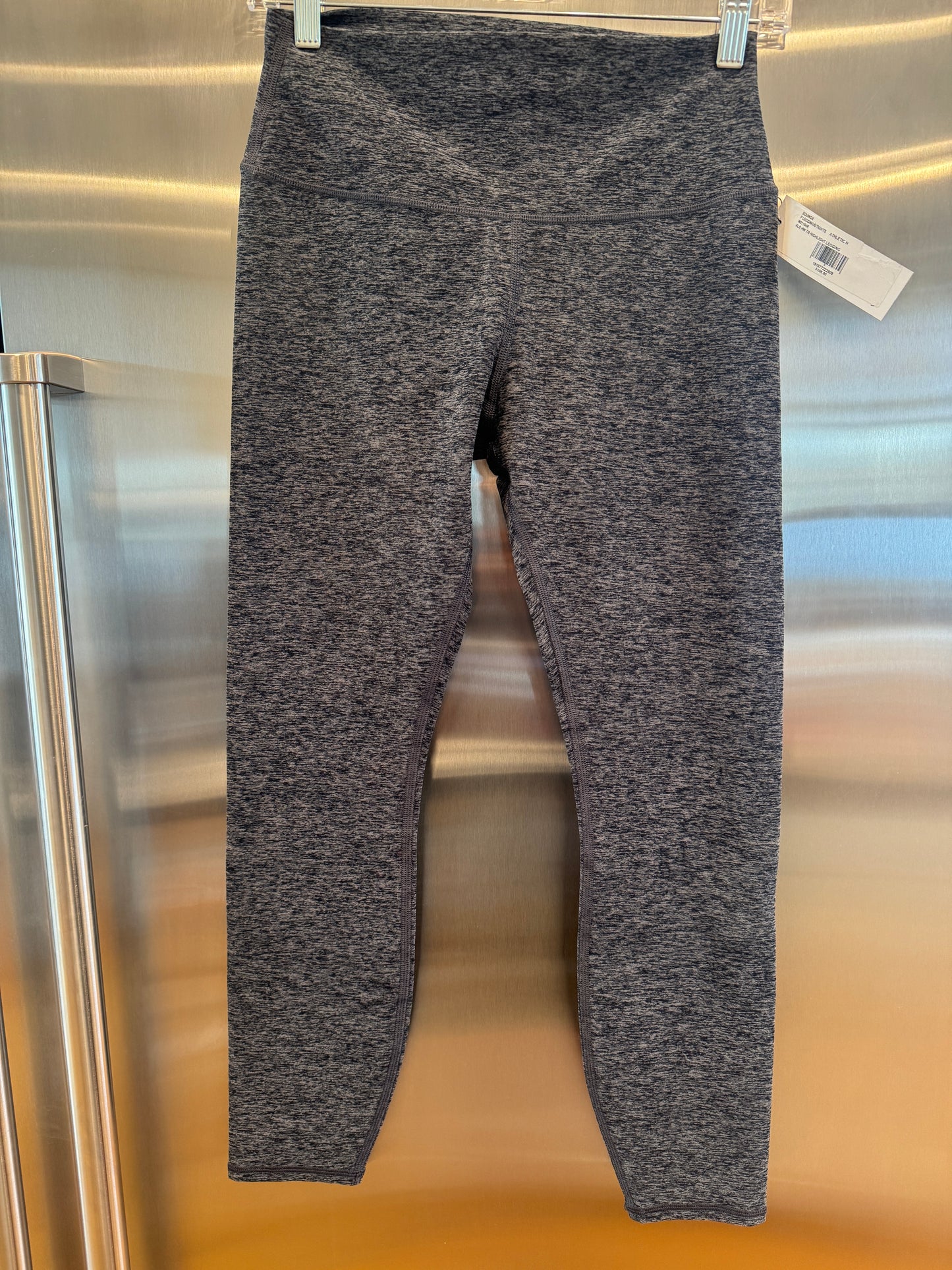 Alo Yoga Alosoft Highlight Leggings HW 7/8 Athletic Grey Heather