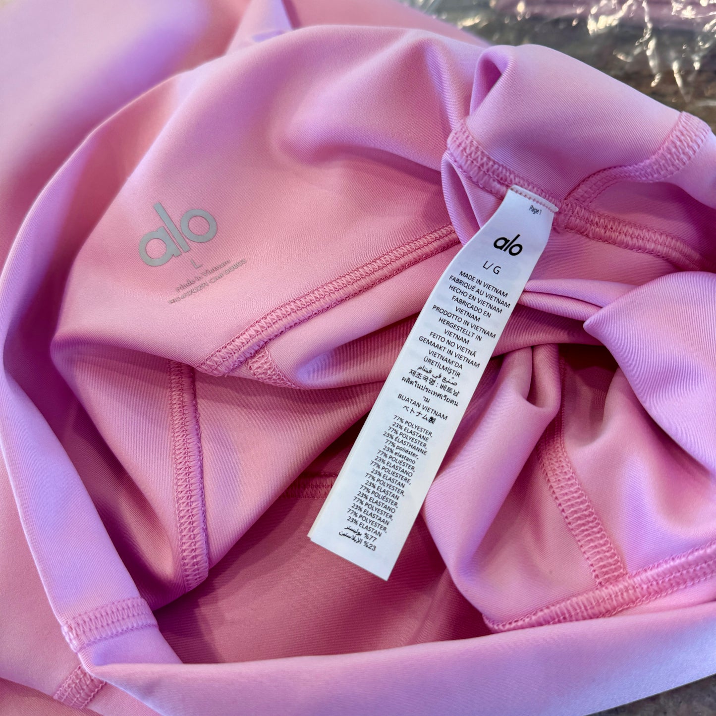 Alo 7/8 Airlift High Waist Legging - Sweet Pink