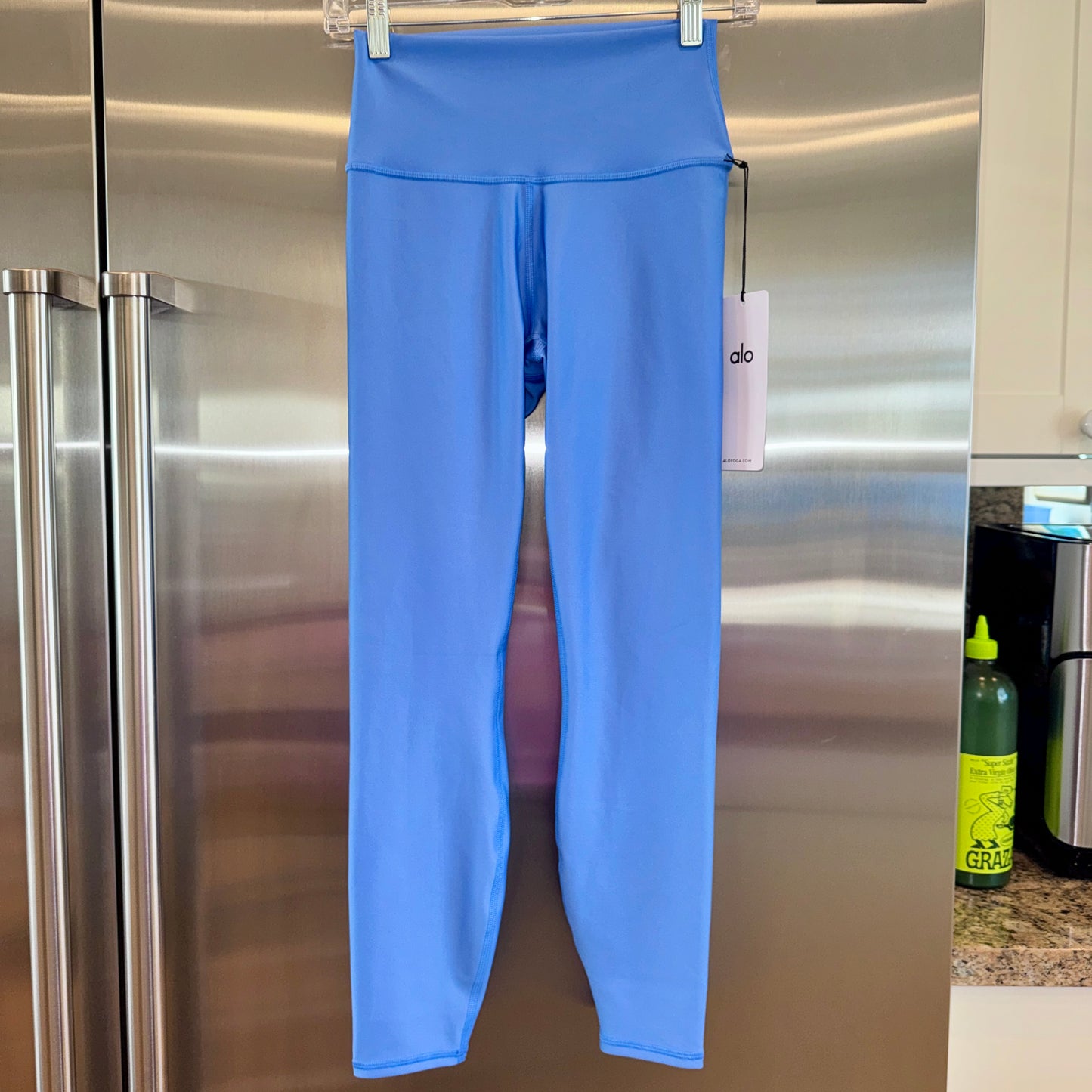 Alo 7/8 Airlift High Waist Legging - Crystal Clear Blue