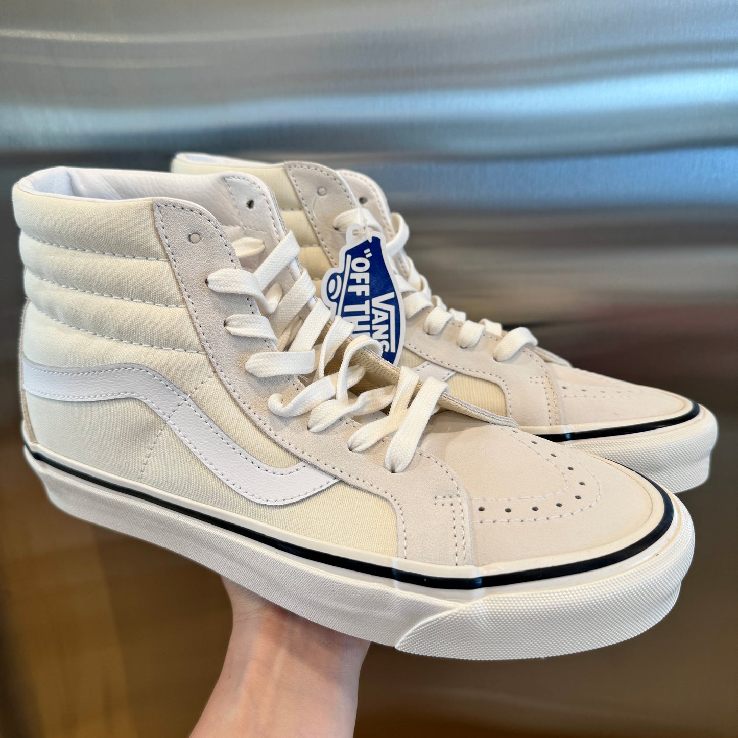 Vans Sk8 Hi 38 DX Cream OG White Anaheim Factory Edition UNISEX Brand New Sneakers