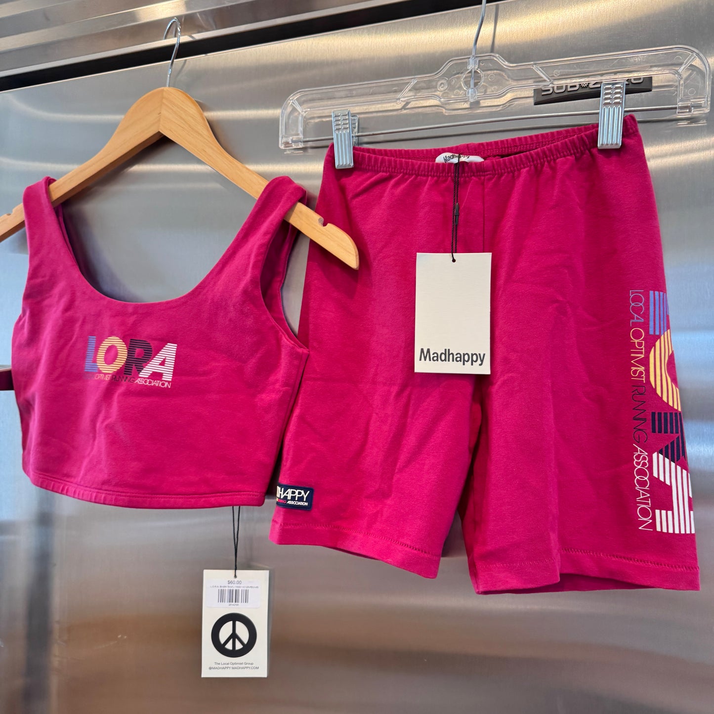 MadHappy Matching SET Local Optimist Run Club Matching Shorts and Top